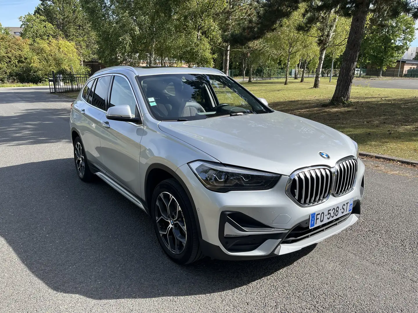 BMW X1 X1 sDrive 18d 150 ch BVA8 xLine Argent - 1