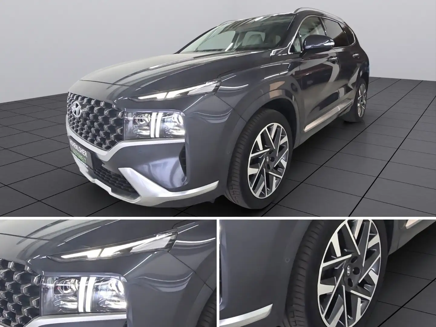 Hyundai SANTA FE Signature 4WD *PANO*AHK*ACC*LED*Kamera Blau - 2