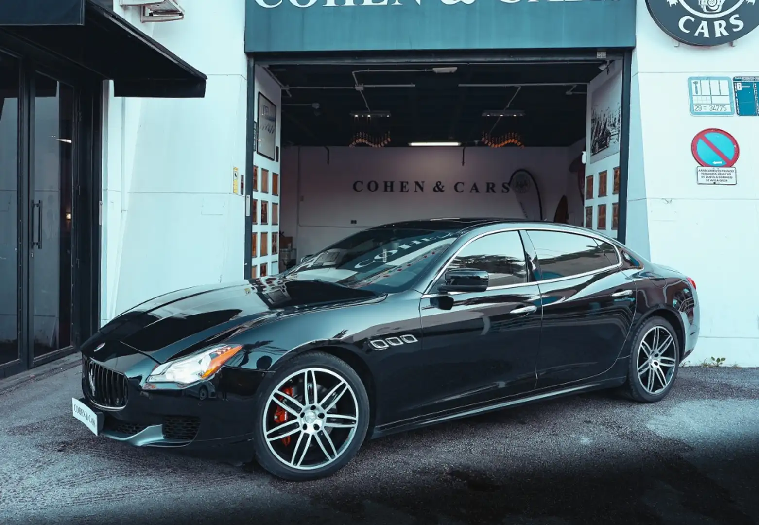Maserati Quattroporte Diesel Aut. Negro - 2