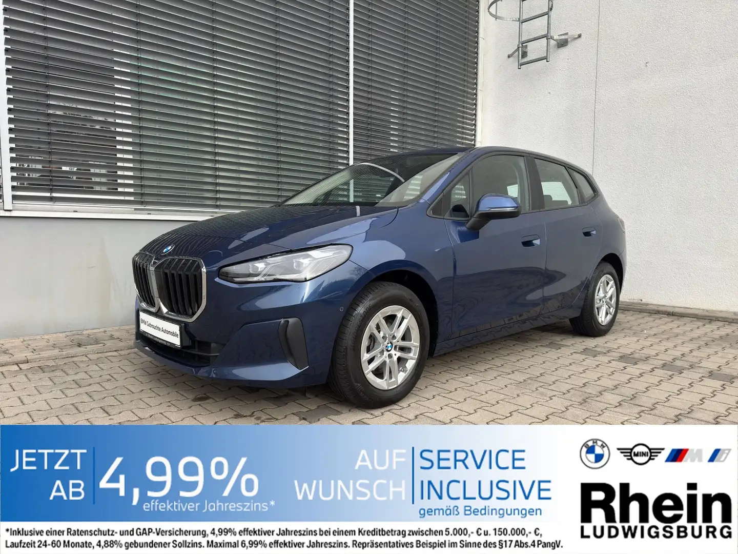 BMW 220 i Active Tourer LED Navi ParkAs SHZ ACP Bleu - 1