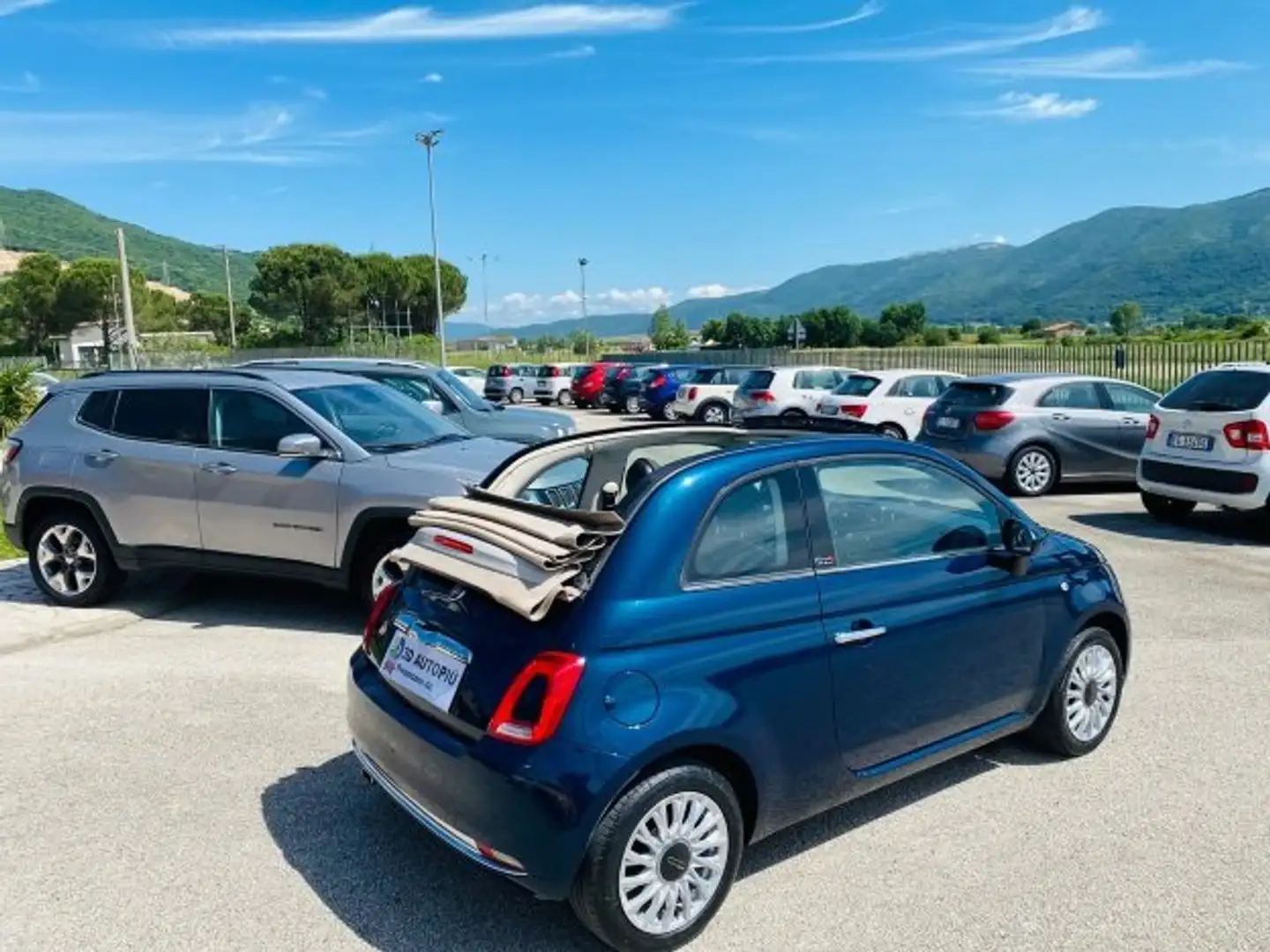 Fiat 500C 1.2Lounge69cv L'OCEANO PIU' SCONFINATO TI ATTENDE! Blu/Azzurro - 1