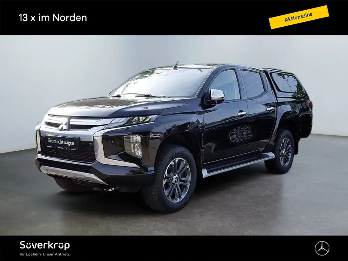 Mitsubishi L200 2.2d Aut. Spirit DoKa 4WD HARDTOP/LED/KAMERA/5 SIT Schwarz - 2