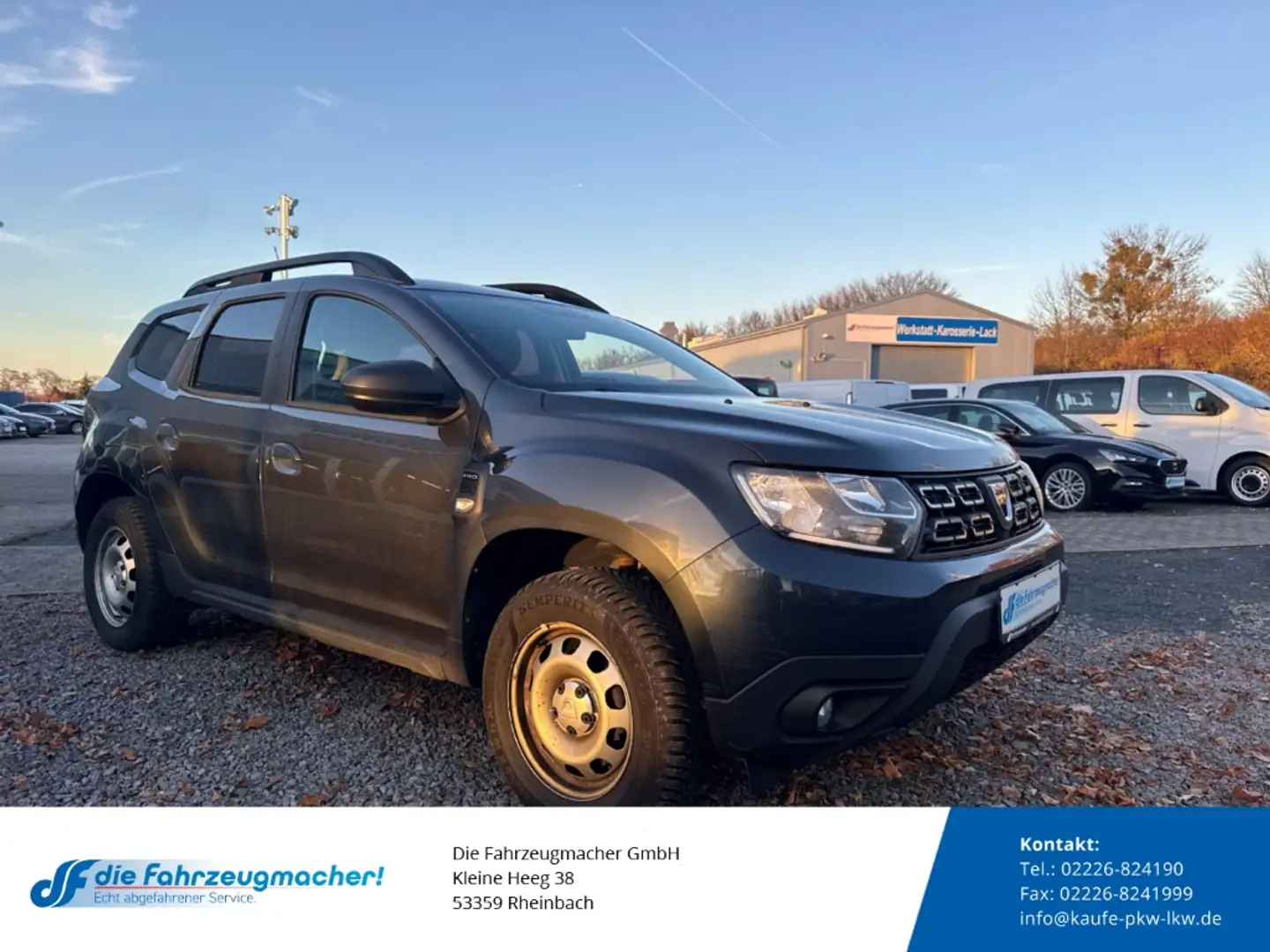 Dacia Duster II Comfort 4WD SHZ Temp Berganfahrass.*EXPORT Grijs - 1
