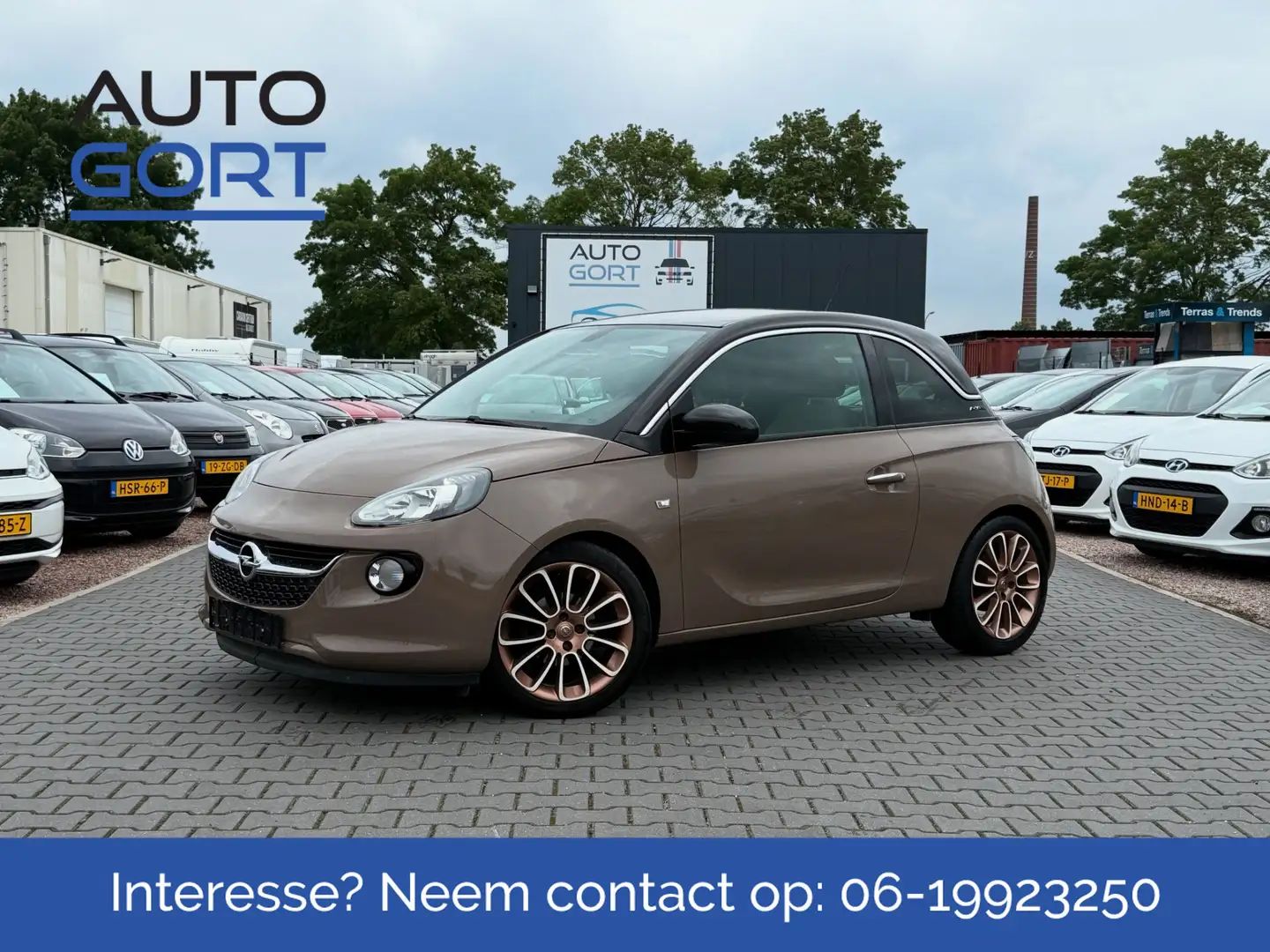 Opel Adam 1.4 Glam | Chocolate Brown | Sterrenhemel | Parkee Bruin - 1