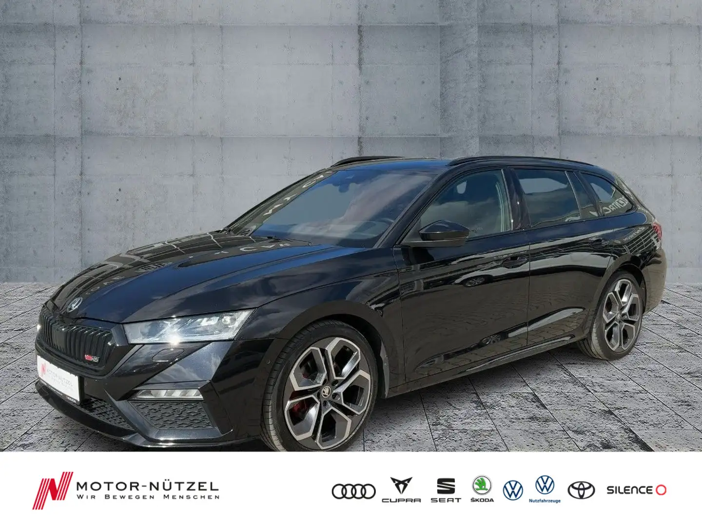 Skoda Octavia Combi RS 2.0 TDI DSG 4x4 MATRIX+NAVI+AHK Schwarz - 1