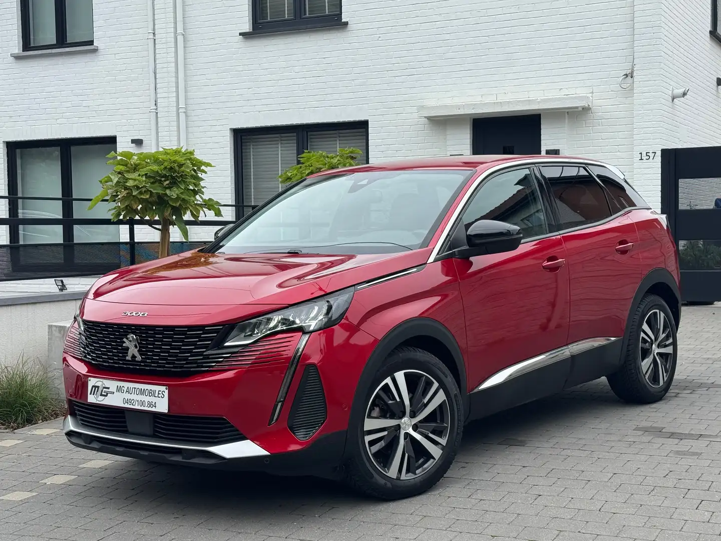 Peugeot 3008 PACK ALLURE  LED XÉNON COCKPIT NAVI TVA DEDUCT Rood - 2