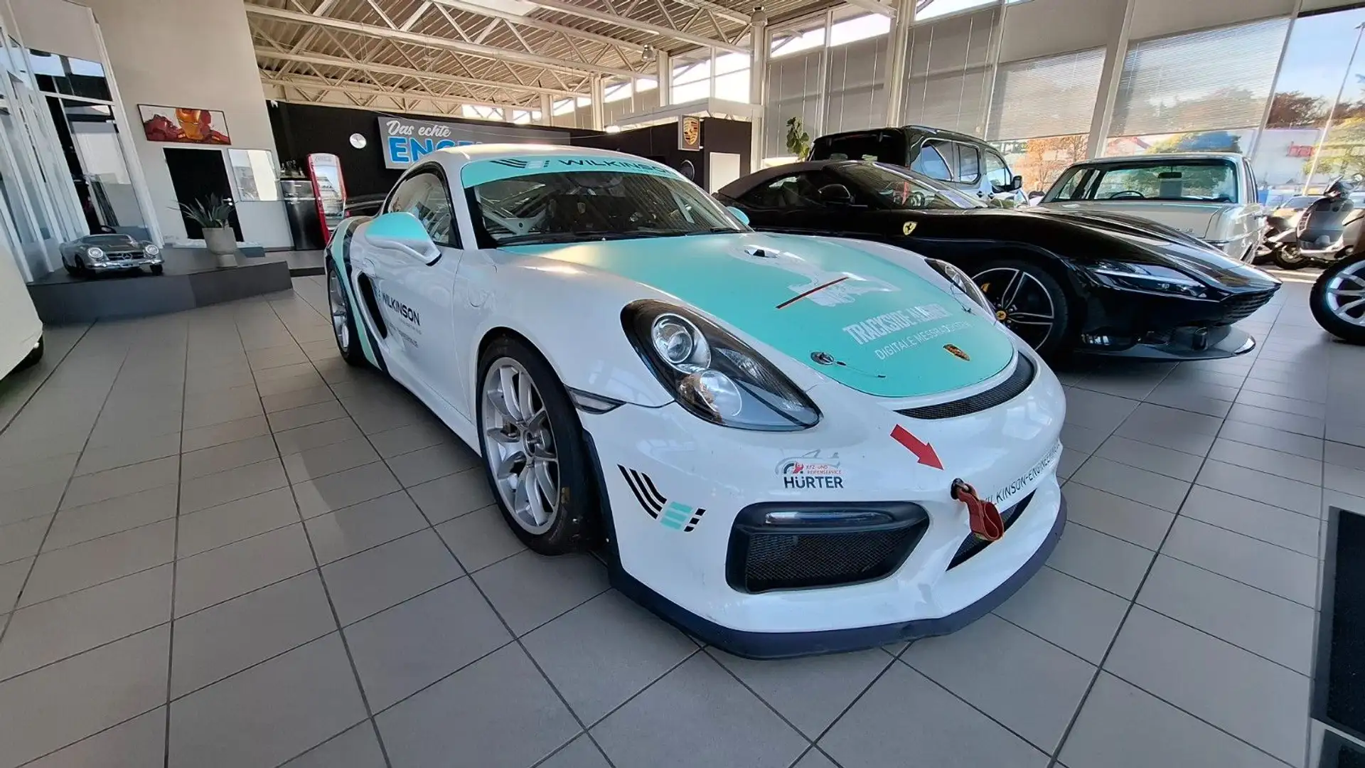 Porsche Cayman GT4 Rennsportfahrzeug Mwst.!!! Weiß - 1