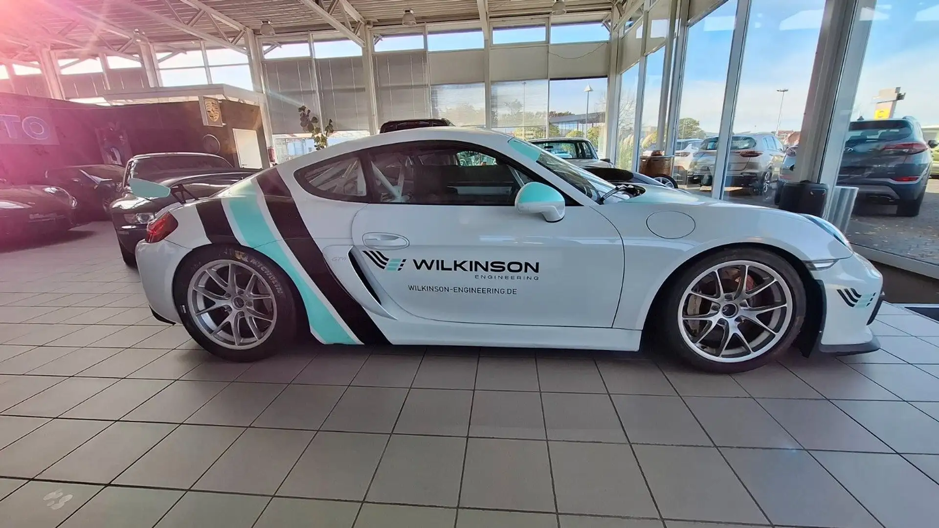 Porsche Cayman GT4 Rennsportfahrzeug Mwst.!!! Blanc - 1