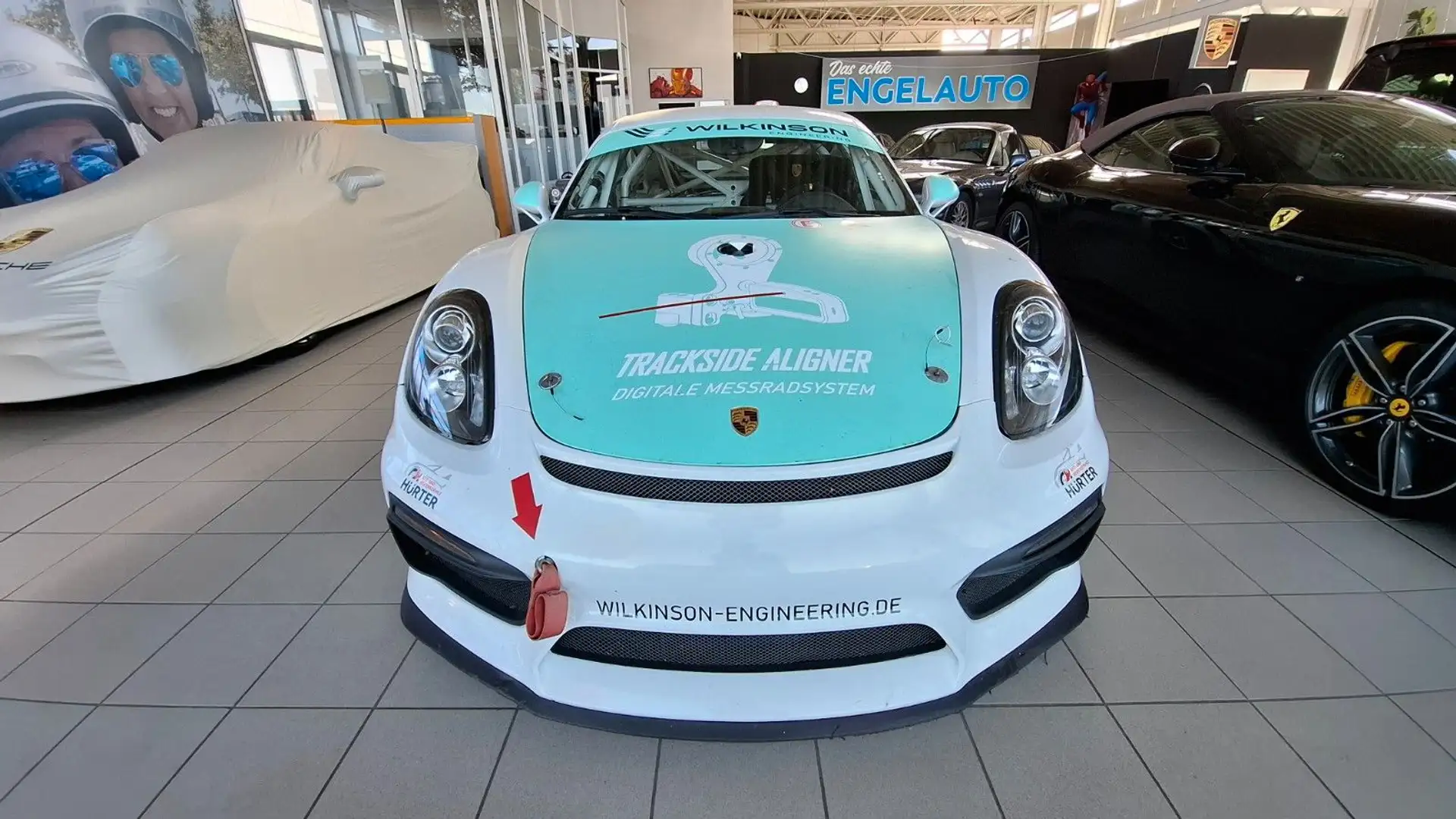 Porsche Cayman GT4 Rennsportfahrzeug Mwst.!!! Weiß - 2