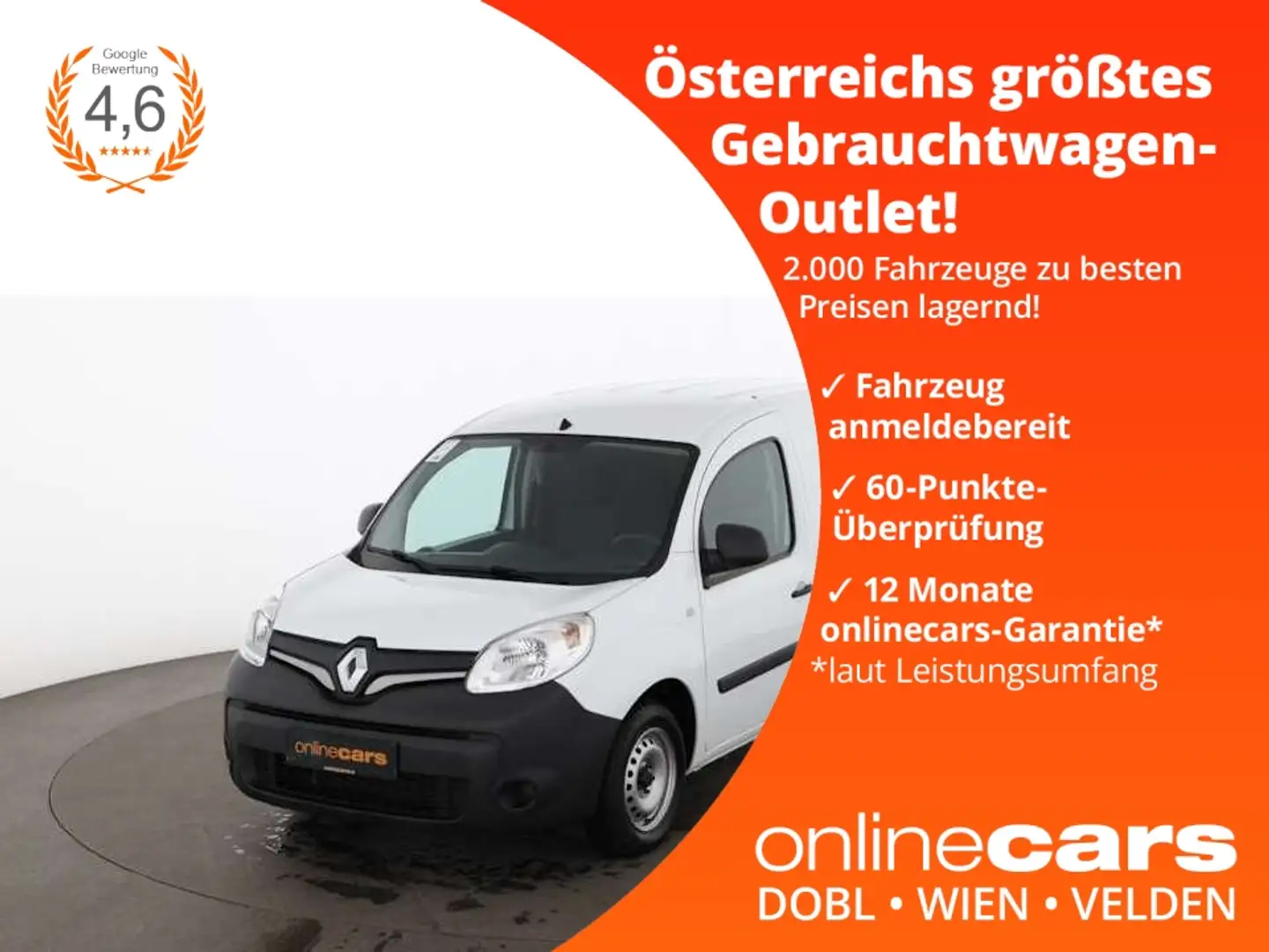 Renault Kangoo 1.5 BLUE dCi 115 Rapid 3-SITZER KLIMA PDC Weiß - 1