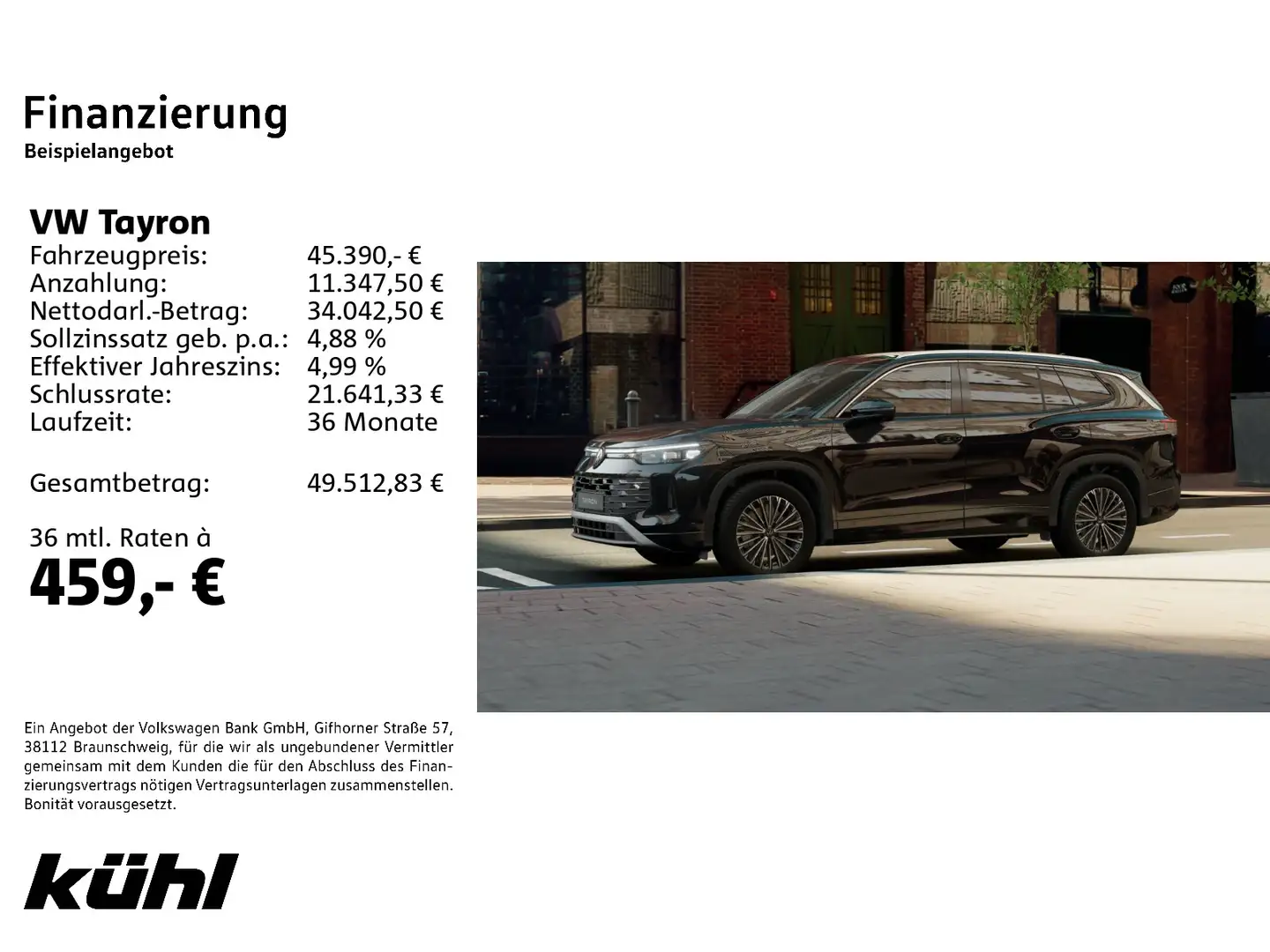 Volkswagen Tayron 1.5 eTSI DSG Elegance IQ.Light/ACC/HuD/St Schwarz - 2