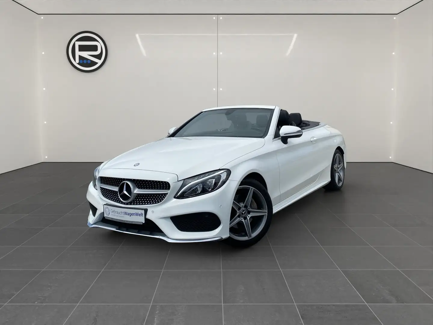 Mercedes-Benz C 200 Cabrio AMG Line *PDC SHZ* Bianco - 2