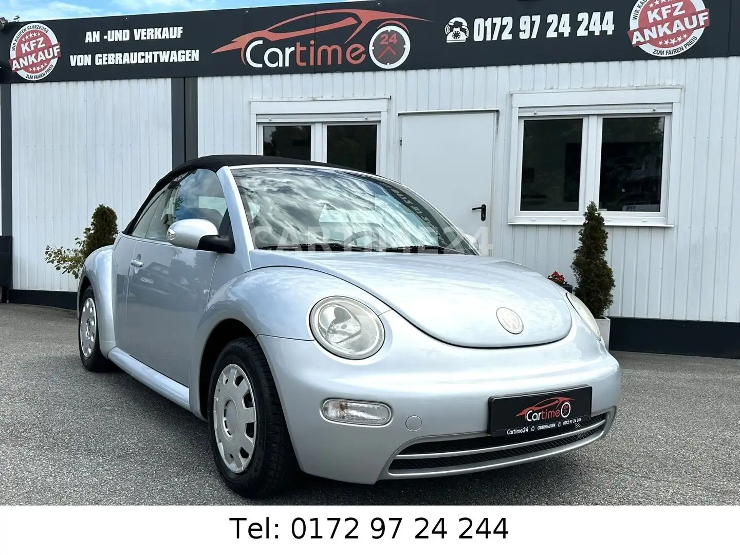 Volkswagen New Beetle Cabriolet 1.6 Highline*KLIMA*TÜV* Silber - 2