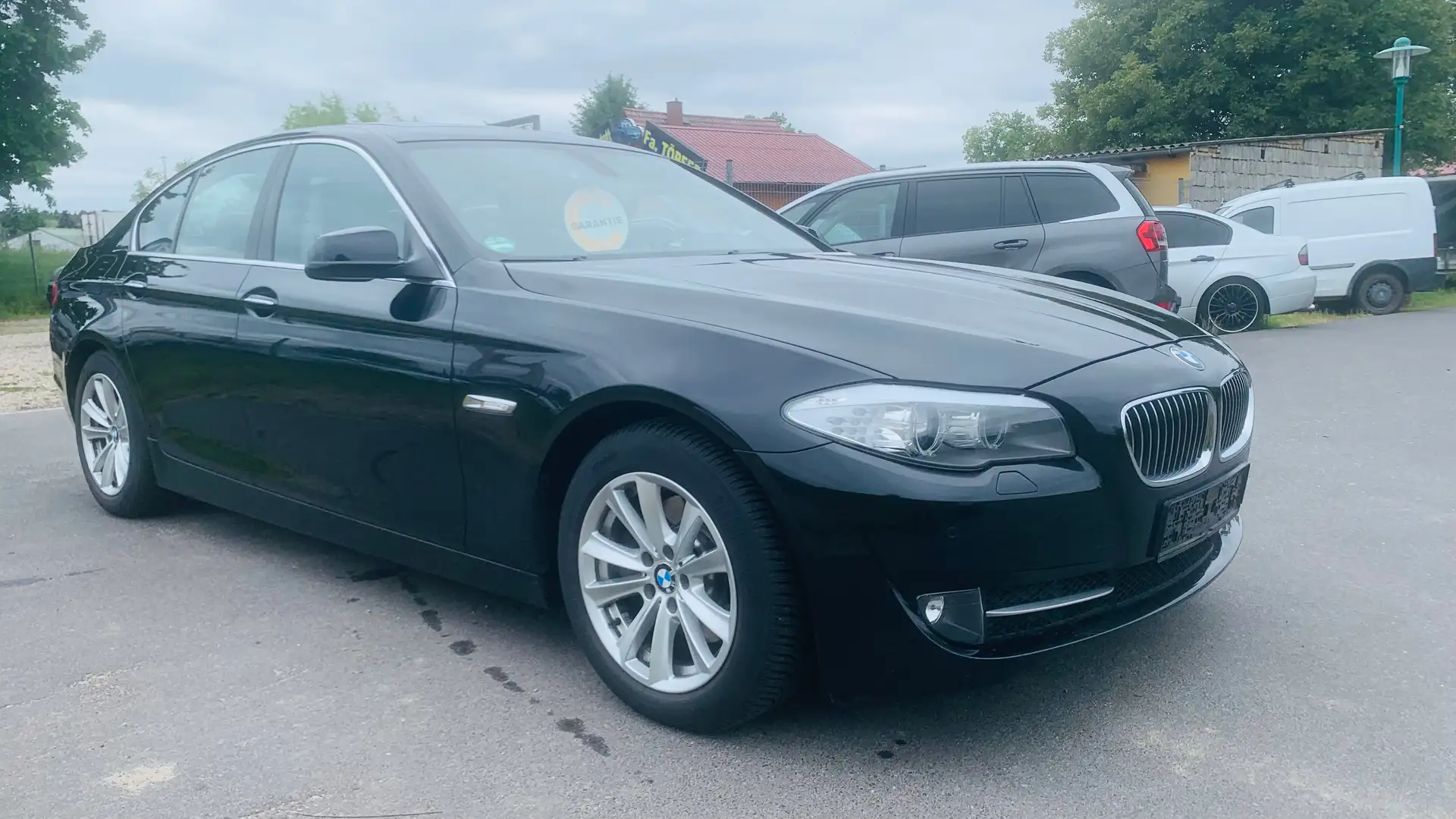 BMW 520 520 d2"NAVI"LEDER"6 GANG"GLASSDACH" Nero - 1