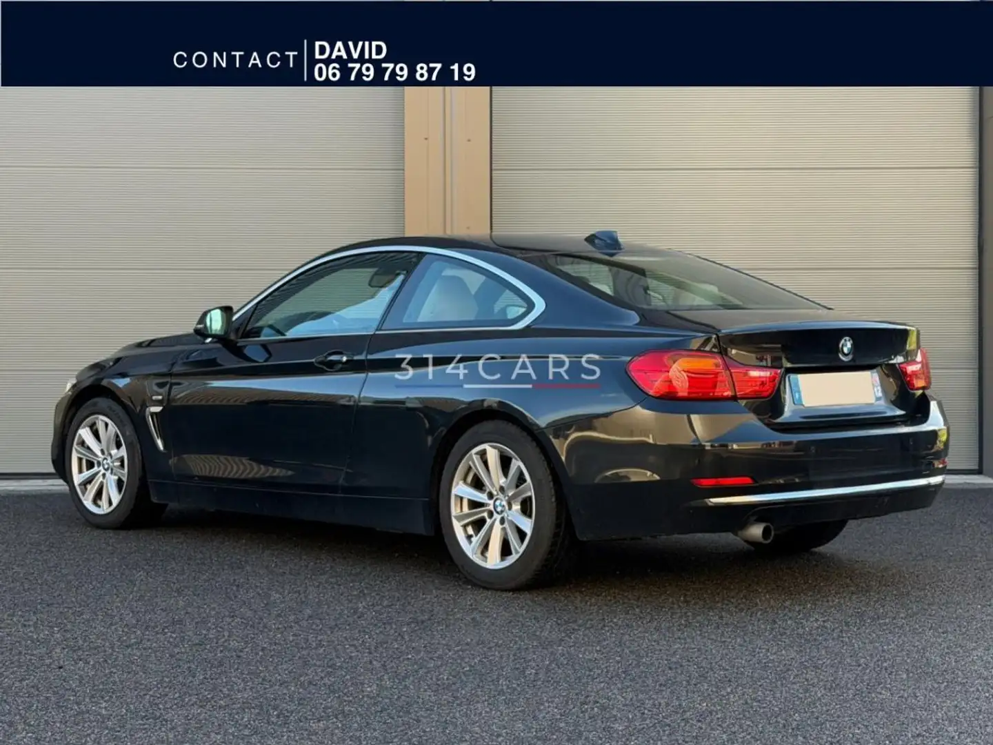BMW 420 SERIE 420d 184 cv - Coupé BVA Noir - 2