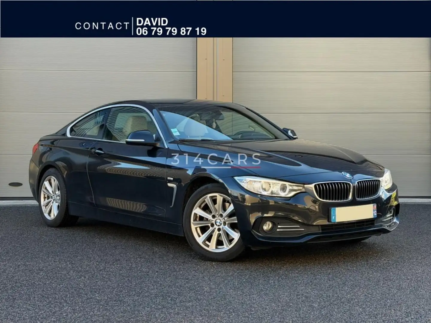 BMW 420 SERIE 420d 184 cv - Coupé BVA Noir - 1