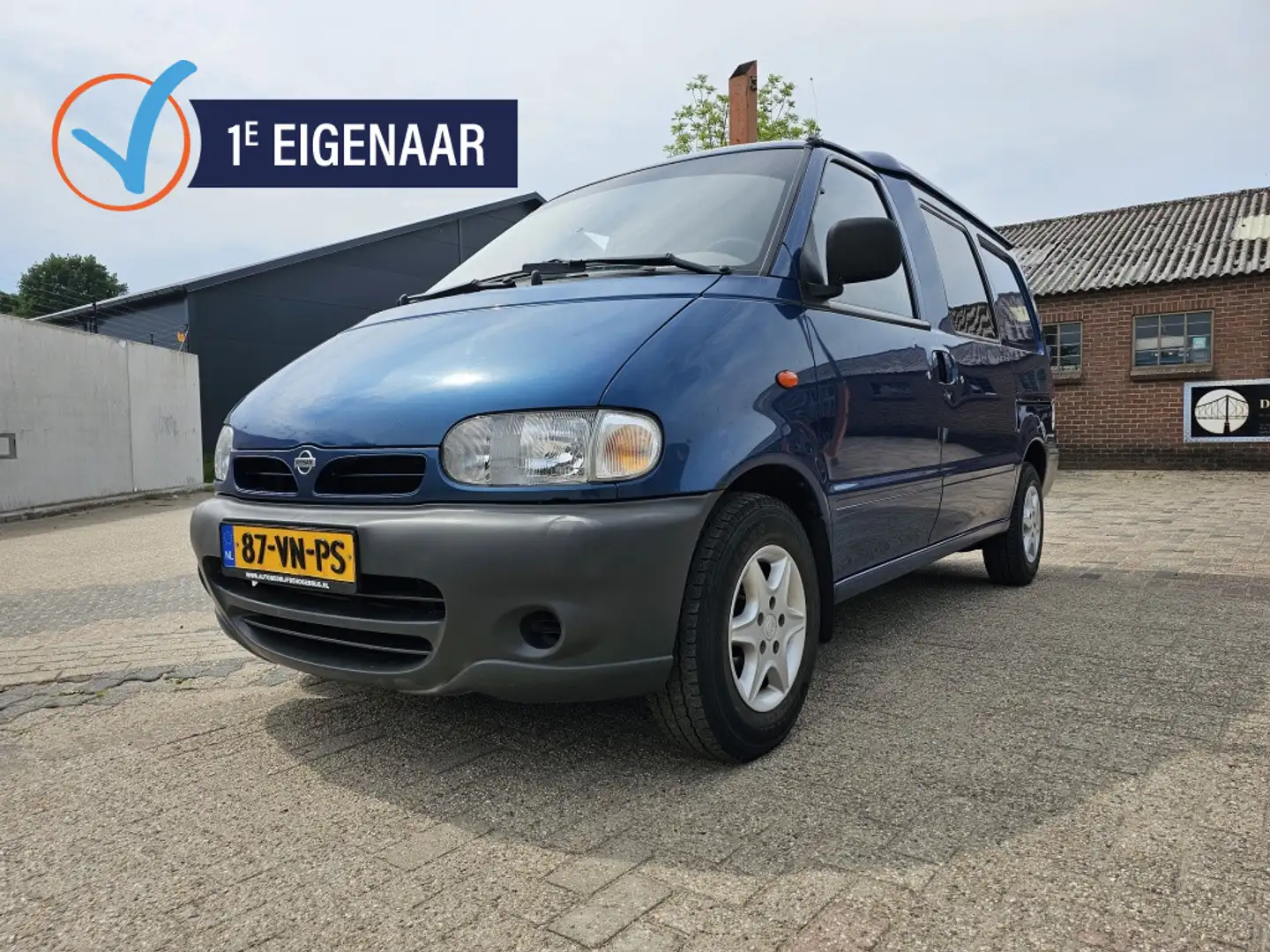 Nissan Vanette 2.3 Cargo Combi-8,Trekhaak,Dubbelcabine Blauw - 1