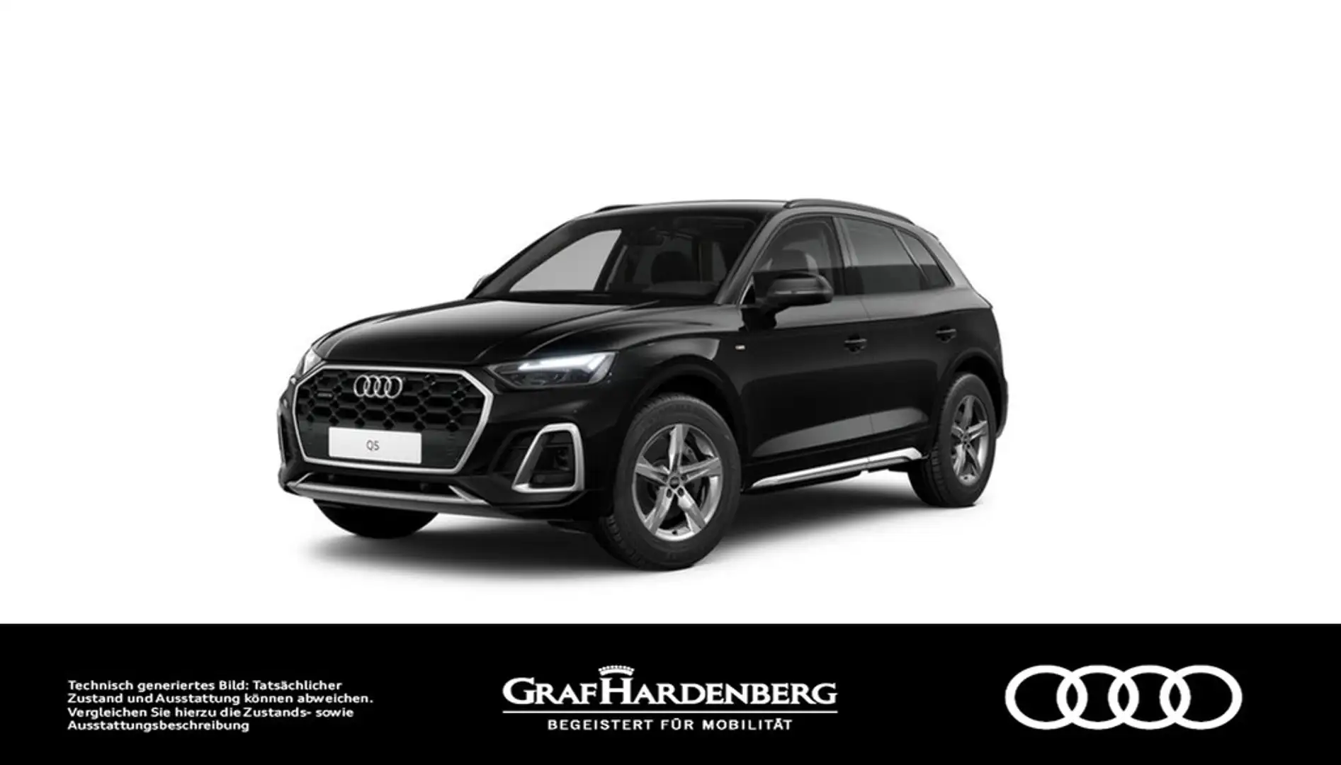 Audi Q5 40 TDI quattro S line LED Navi Klima SHZ Schwarz - 1