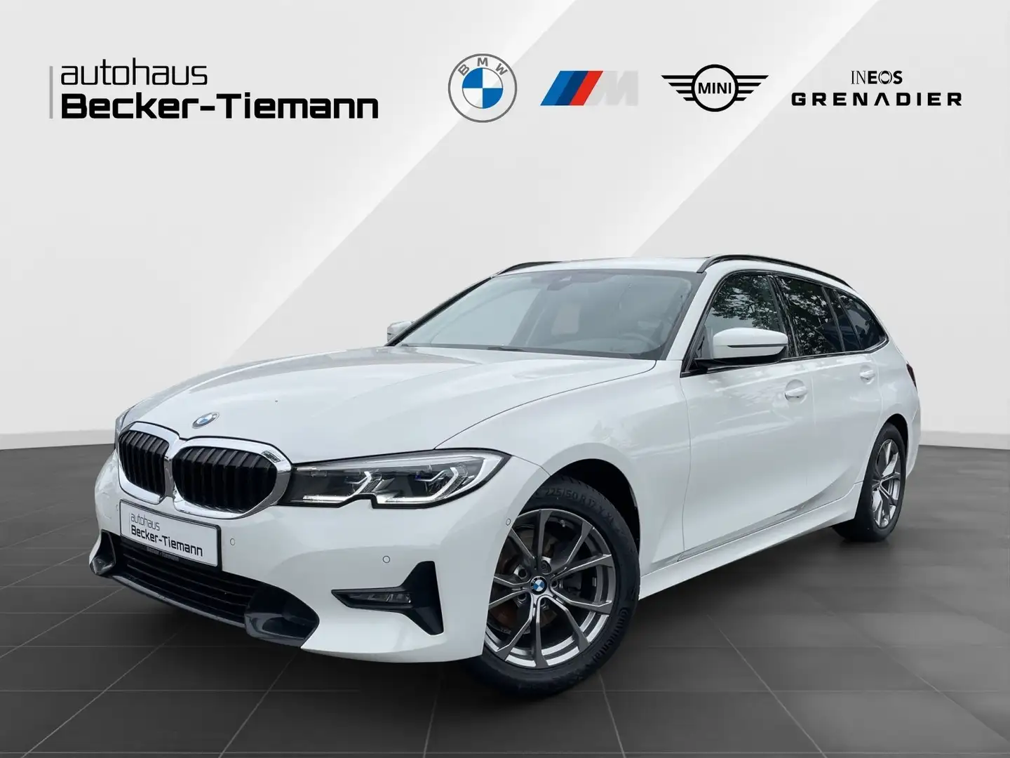 BMW 320 d TOURING*AUT.*M SPORT LINE*AHK*KEYLESS*LC.PROF*DA Blanco - 1