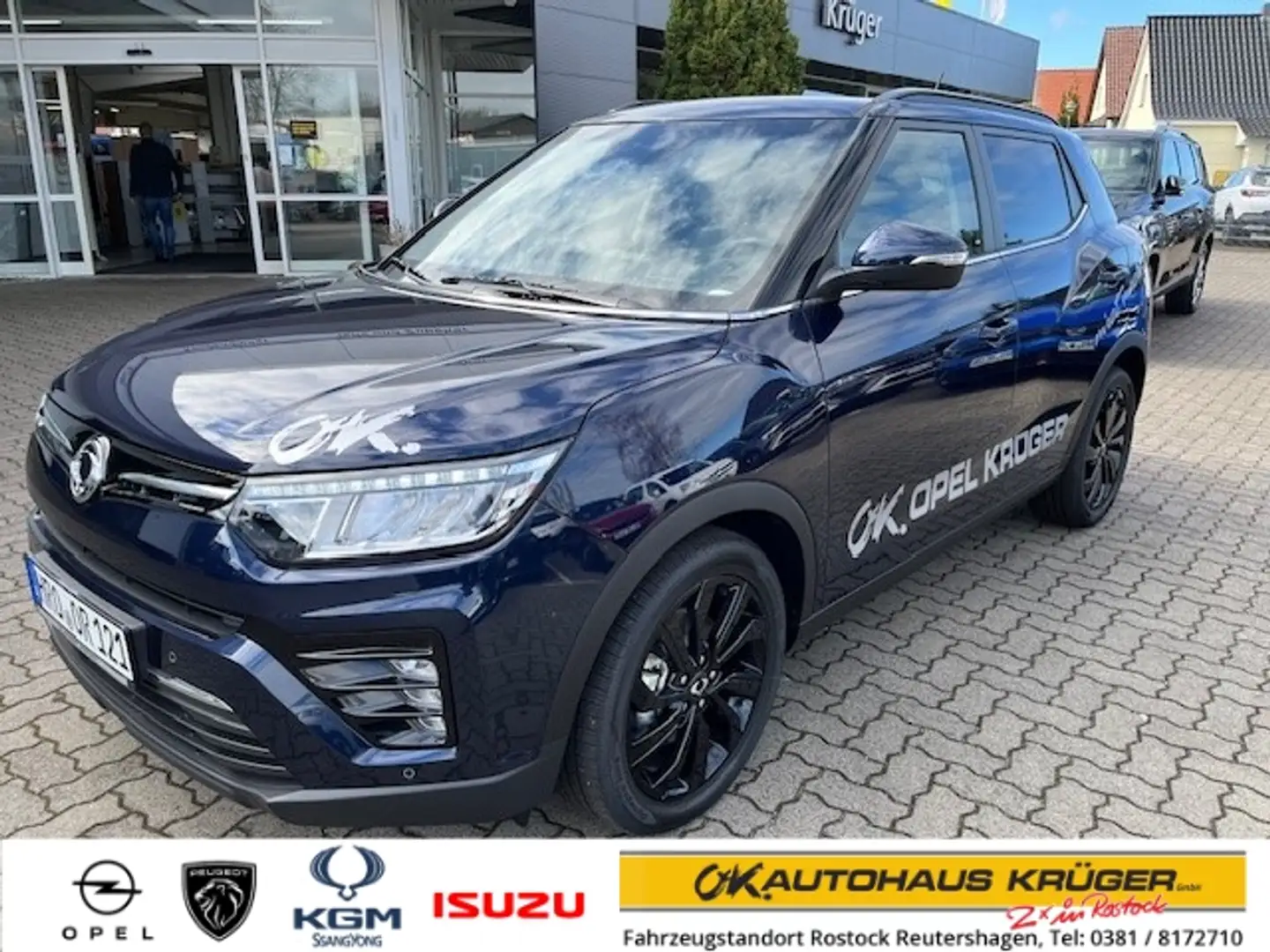 KGM Tivoli Black Line 4x2 1.5 T-GDI SHZ Lenkrad HZG Kamera PD Blau - 1