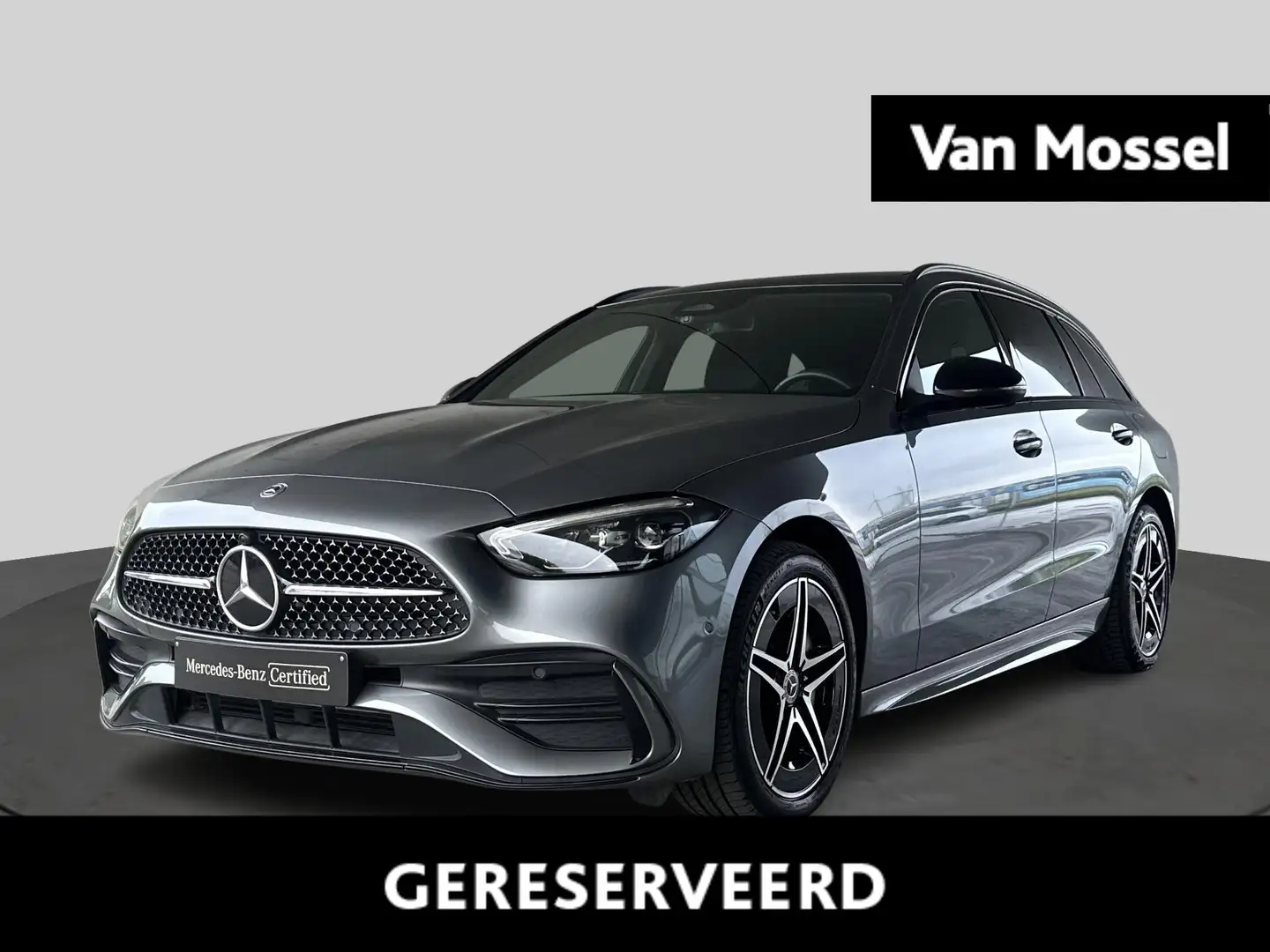 Mercedes-Benz C 300 e AMG Line Estate + PANORAMISCH DAK + CARPLAY + LE Grijs - 1