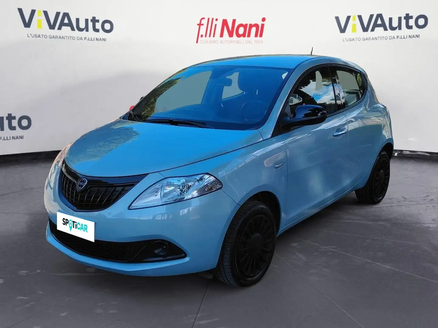 Lancia Ypsilon Ypsilon 1.0 FireFly 5 porte S&S Hybrid Silver Bleu - 1
