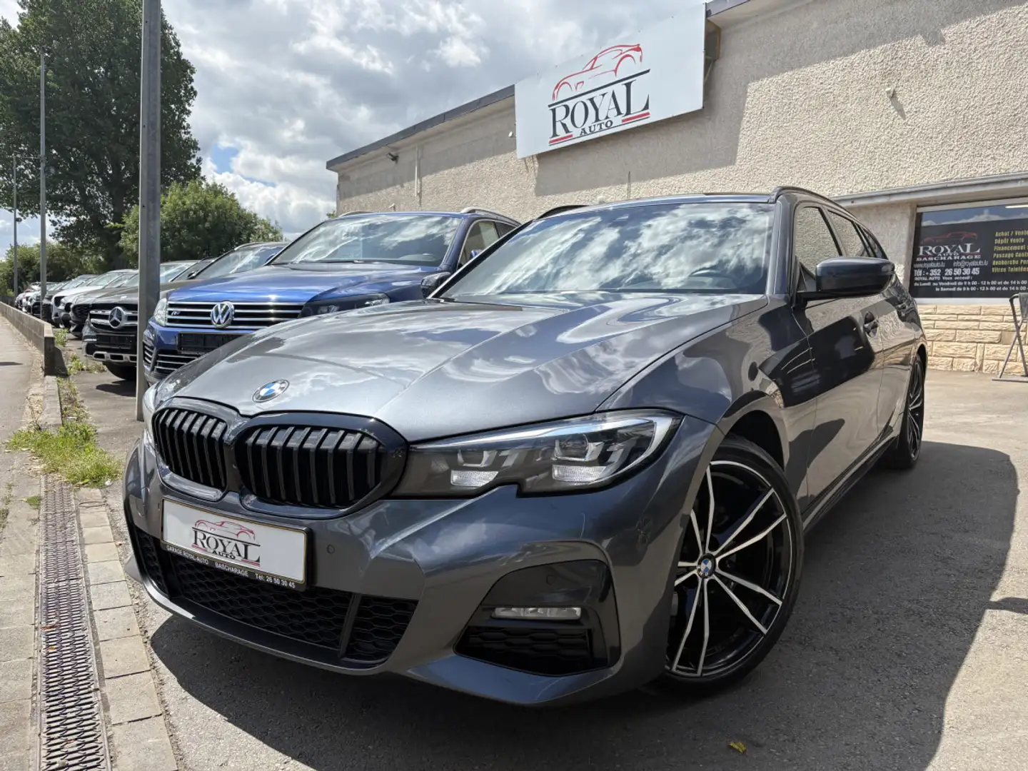 BMW 320 dA TOURING M SPORT * GARANTIE 36 MOIS * Grijs - 1