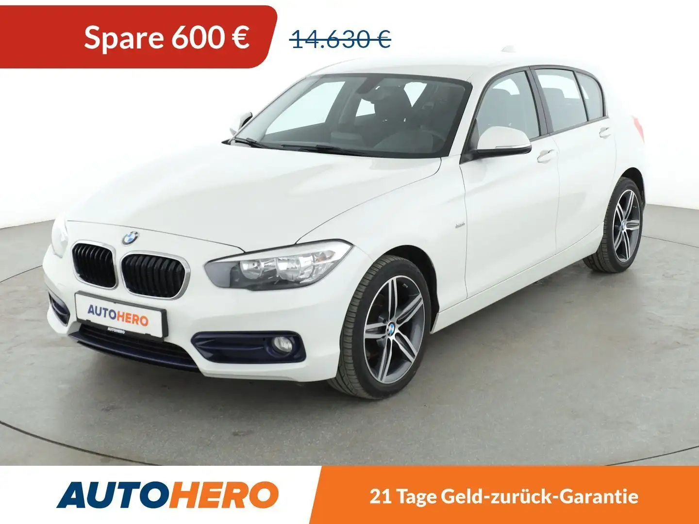 BMW 118 118i Sport Line*TEMPO*PDC*SHZ*LIM*KLIMA* Blanc - 1