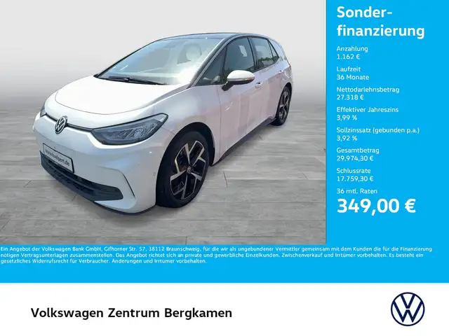 2024 Volkswagen Id.3 in White for sale
