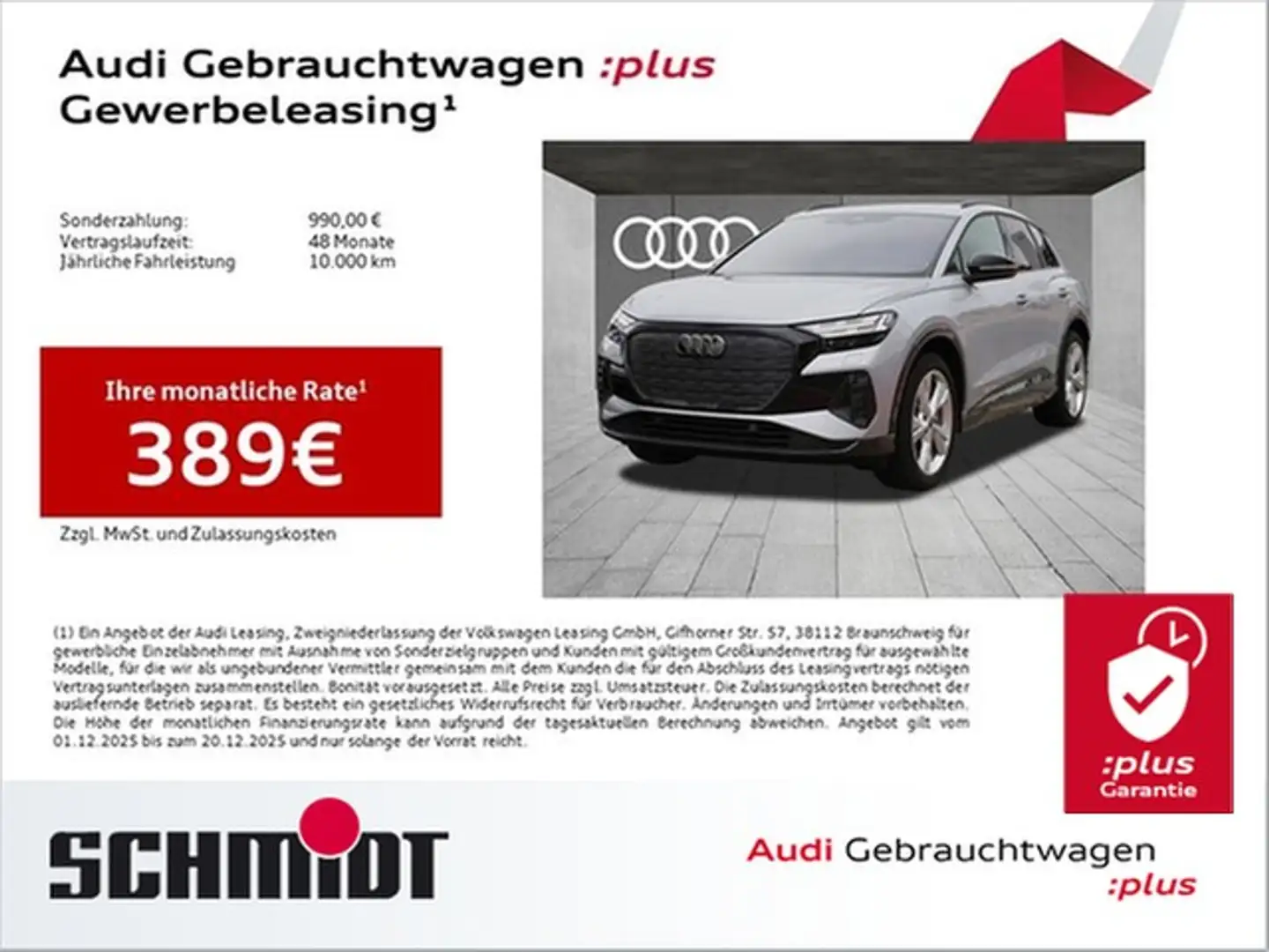 Audi Q4 e-tron 55 quattro Advanced S line LM21 Pano AHK Matrix... Silber - 1