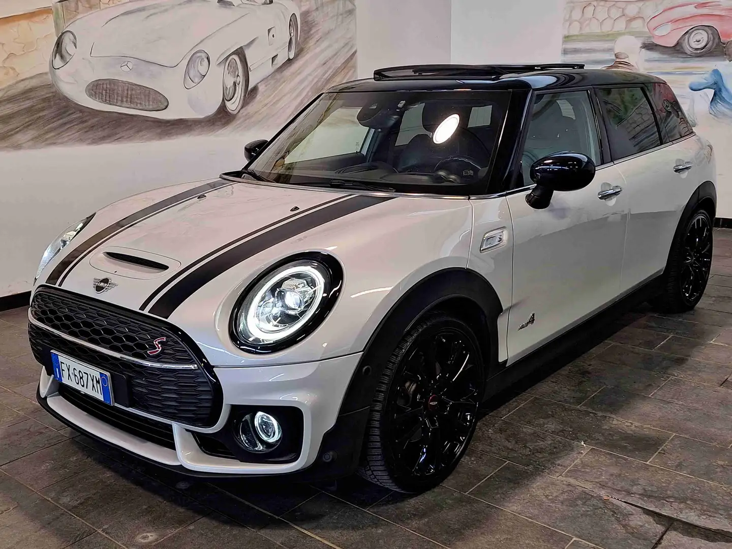 MINI Cooper SD Clubman JCW 4X4 - HARMAN KARDON - HEAD UP - SED. RISCALD Blanco - 1