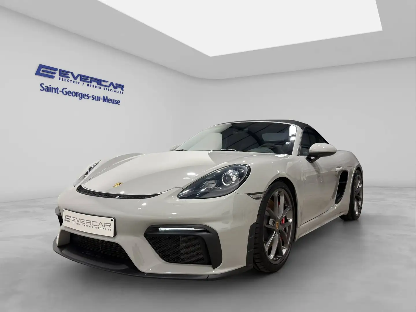 Porsche 718 Spyder ***1st OWNER*PACK SPORT CHRONO PLUS*AUTO-BLIP*PASM*FULL PPF*BLACK SPORT EXHAUST*PORSCHE APPROVED*REMOTE SERVICE*** Grau - 1