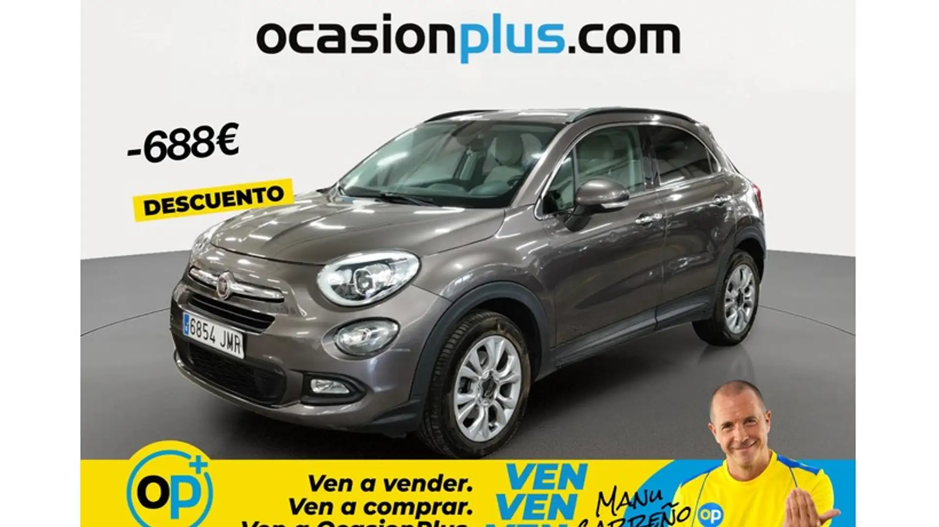 Fiat 500X 1.4 Multiair Lounge 4x2 103kW Marrón - 1