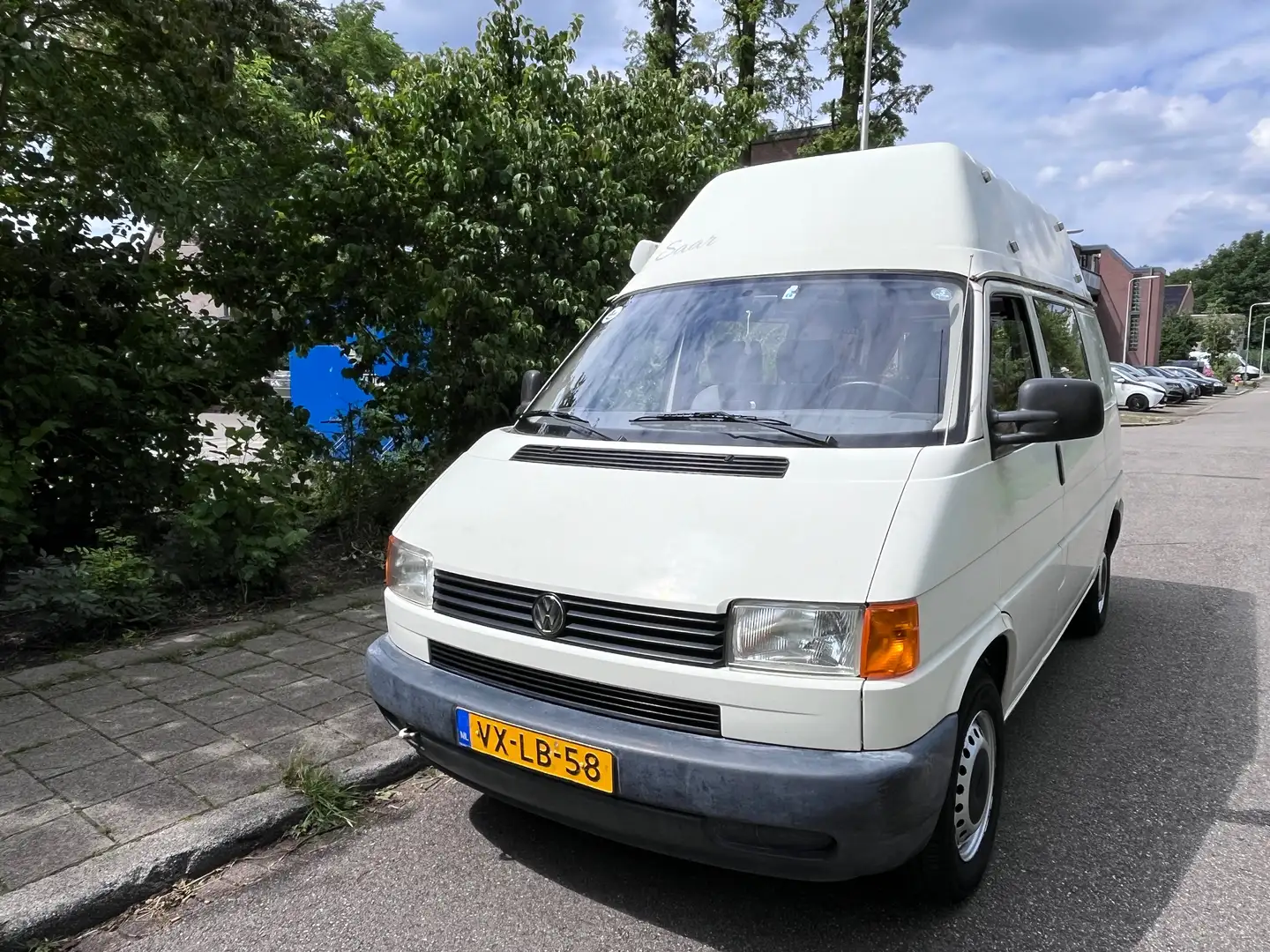 Volkswagen T4 Zelfbouw buscamper Bílá - 1