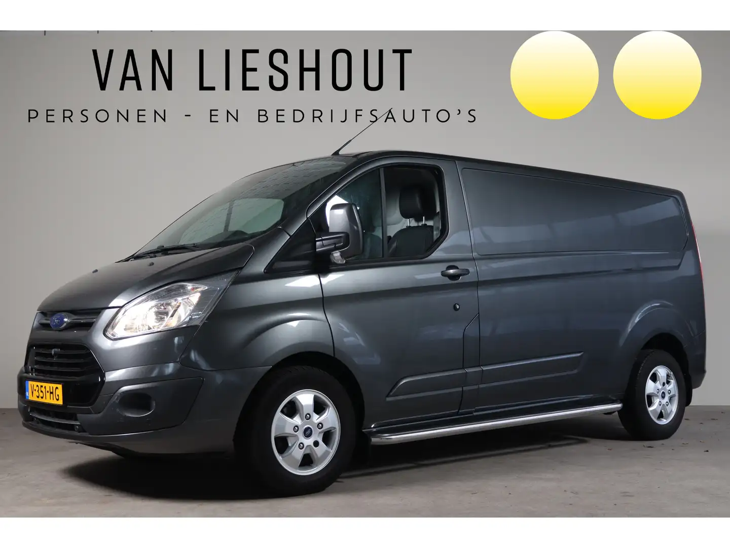 Ford Transit Custom 290 2.0 TDCI L2H1 Limited NL-Auto!! Leder I Camera Grey - 1