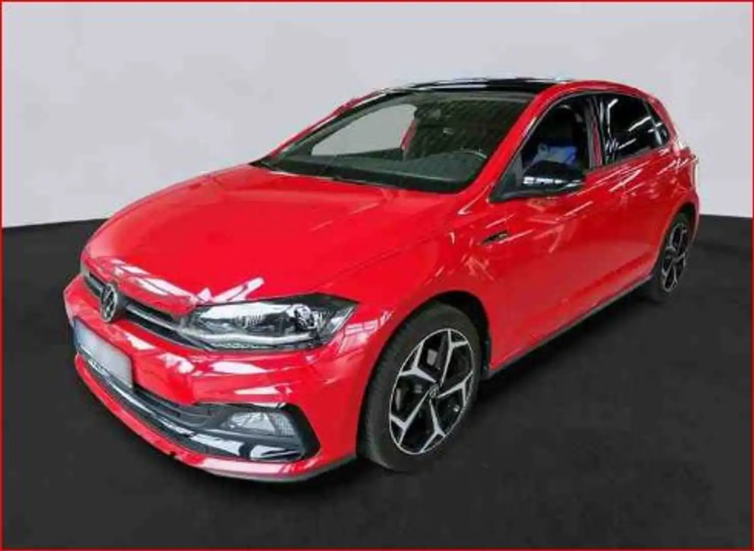 Volkswagen Polo 1.0 TSI R-Line Navi LED VC Keyless Kam LM17 Rot - 1