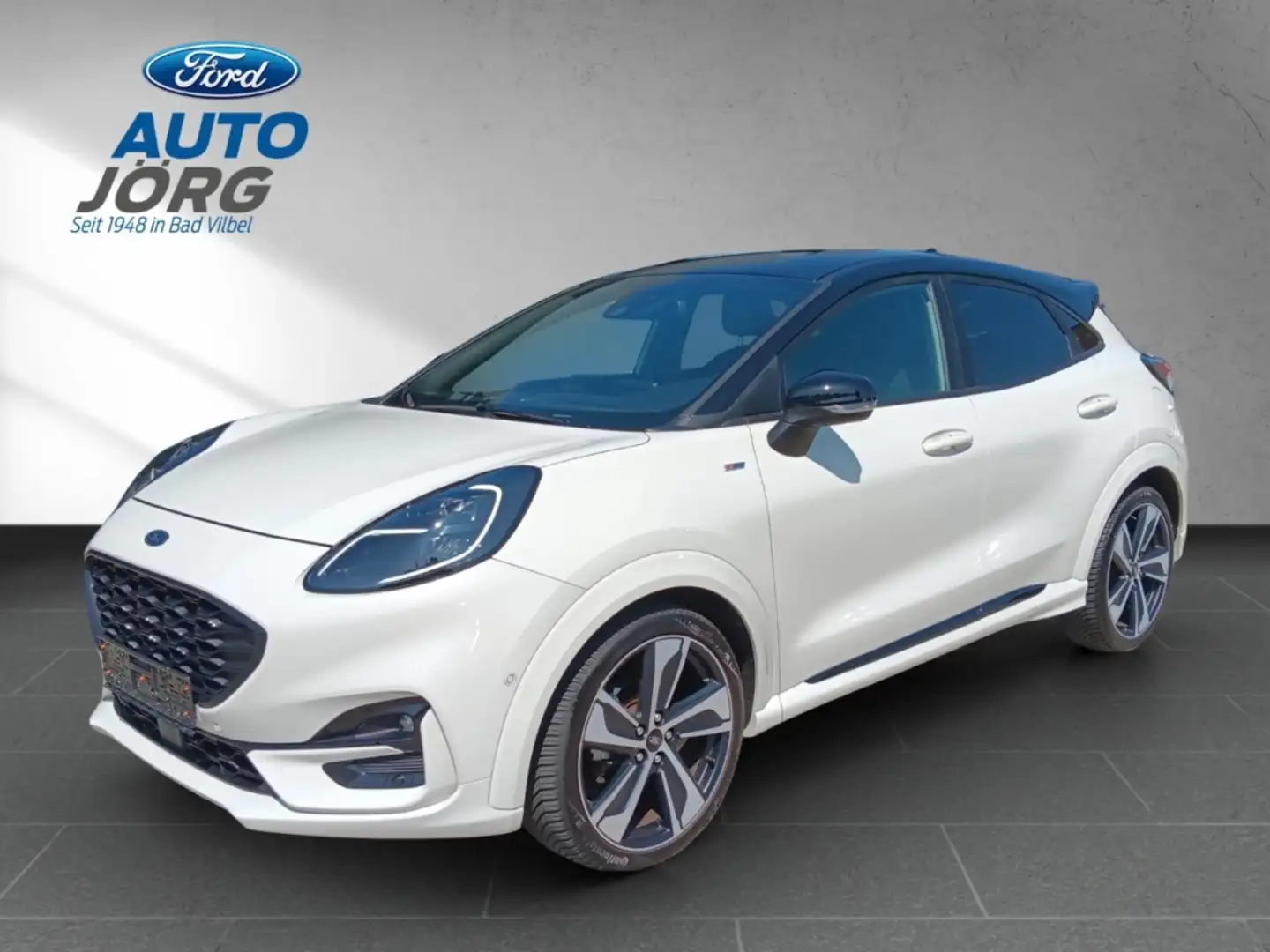Ford Puma ST-Line X 1.0 EcoBoost Mild Hybrid EU6d-T Blanc - 1