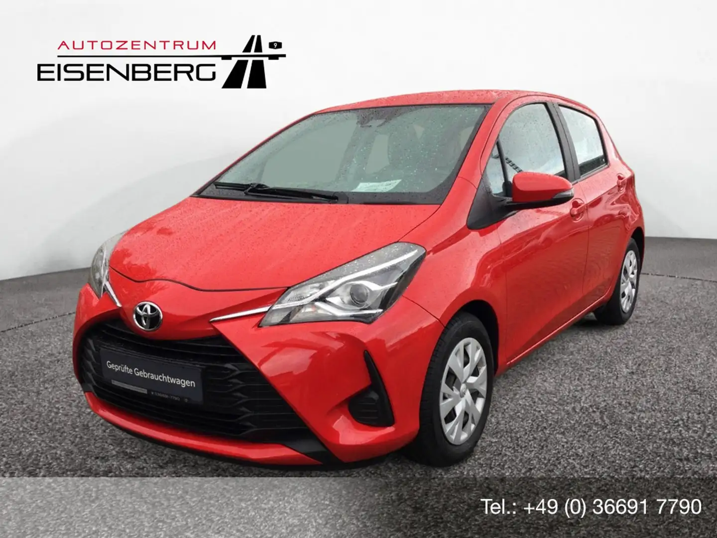Toyota Yaris 1.0 Comfort KLIMA RÜCKFAHRKAMERA Rojo - 1