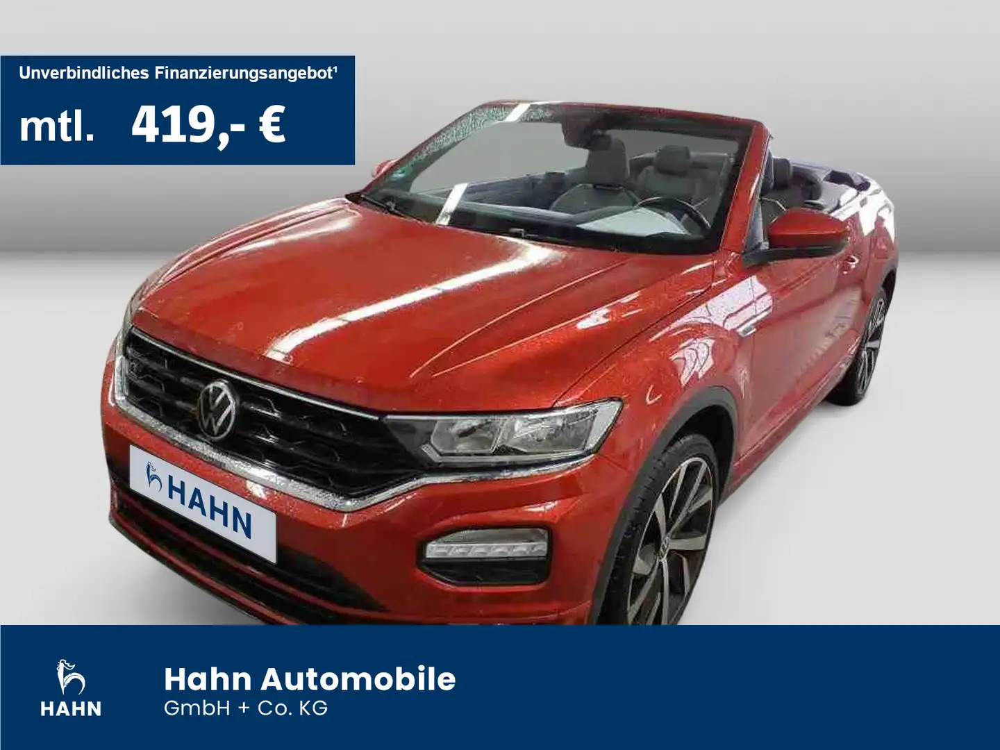 Volkswagen T-Roc 1.5TSI DSG R-Line Cam Navi Sitzh Rot - 1