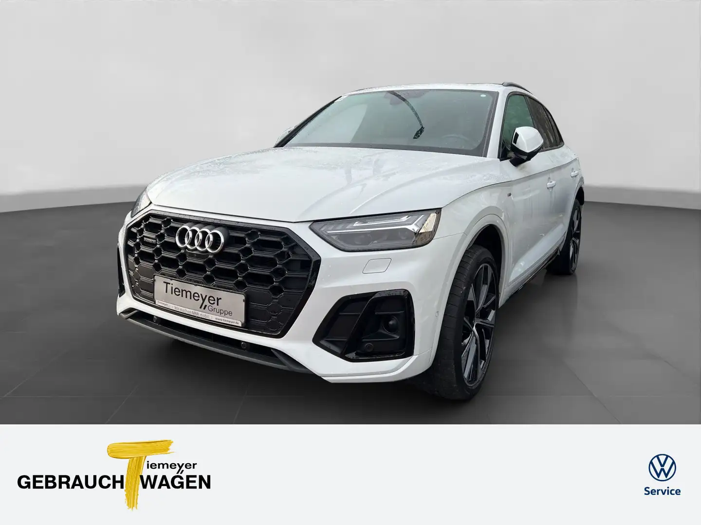 Audi Q5 50 TFSIe Q 2x S LINE MATRIX NAVI+ AHK PANO Blanc - 1