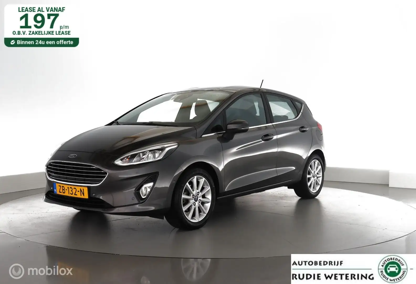 Ford Fiesta 1.0 EcoB. Titanium 100pk|nav|cam|dab|parkassist|lm Grau - 1