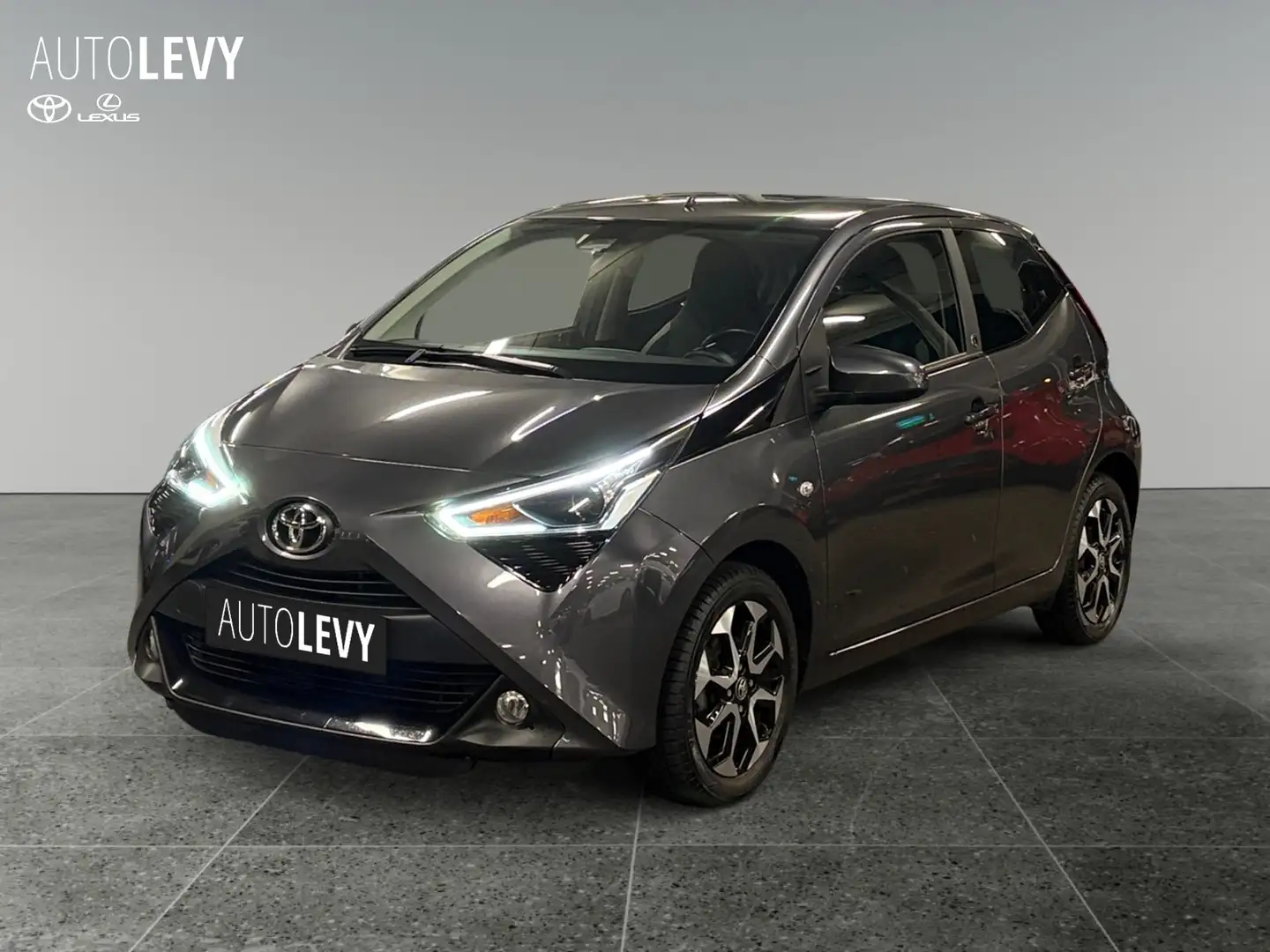 Toyota Aygo 1.0 x-shift Team D *PDC*CARPLAY* Gris - 2