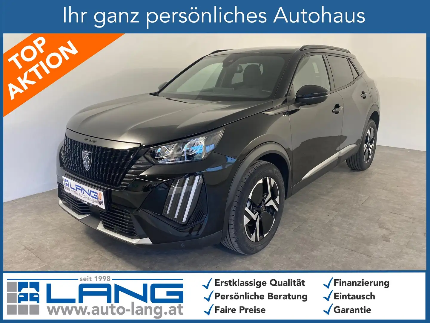 Peugeot 2008 1.2 PureTech 100 Allure LED*PDC 74 kW (101 PS),... Schwarz - 1