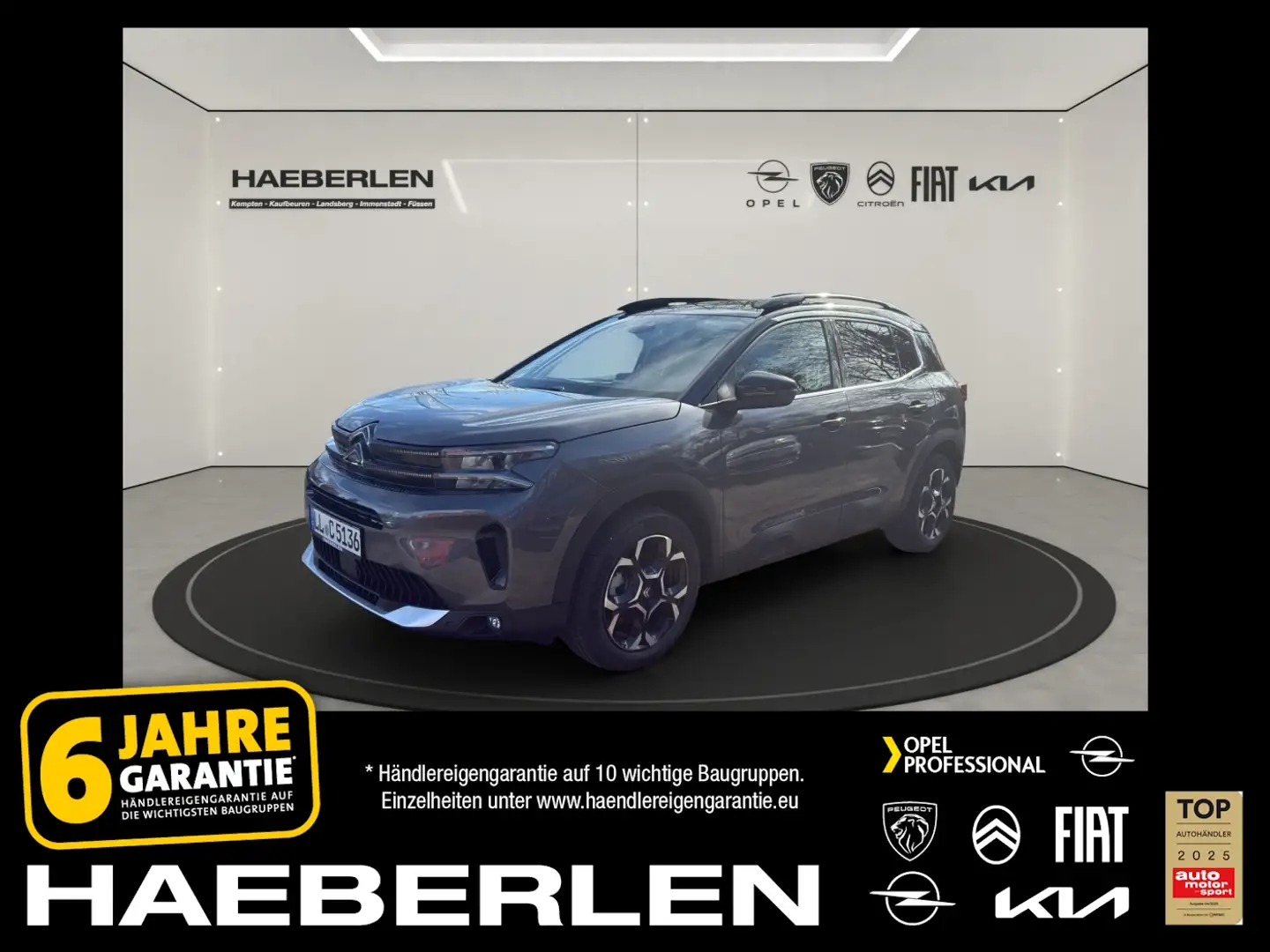 Citroen C5 Aircross 1.2 136 MAX FLA SpurW KeyLess Navi Grau - 1