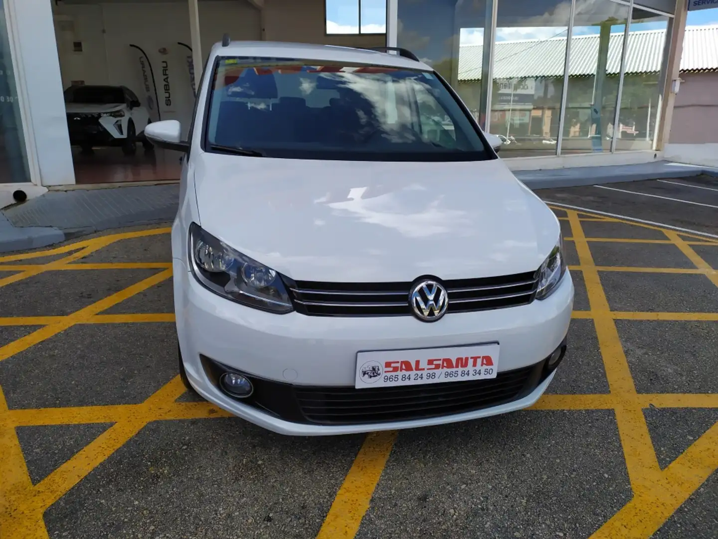 Volkswagen Touran 1.6TDI Business DSG 105 Blanco - 2