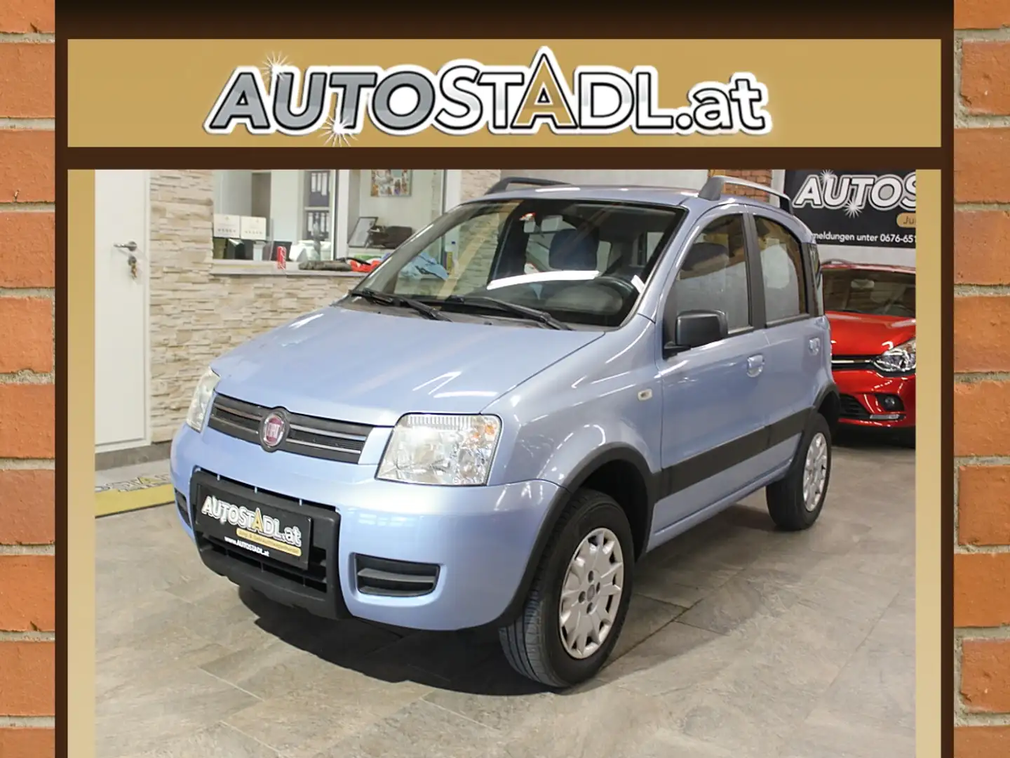 Fiat Panda 1.2 8V 4X4/Klima-1.BESITZ-85000km Blau - 1
