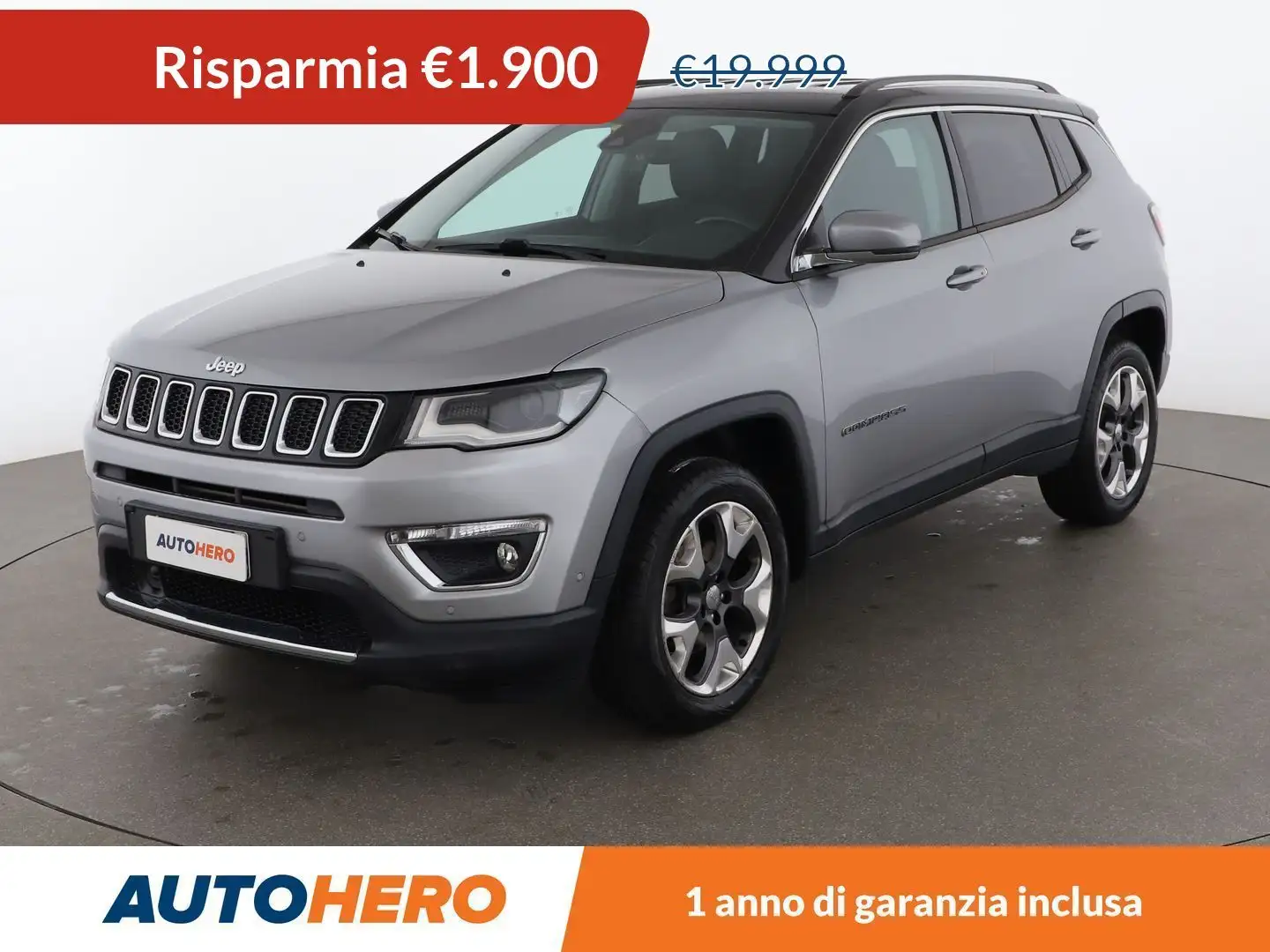 Jeep Compass 2.0 M-Jet Limited aut.  4WD Grigio - 1