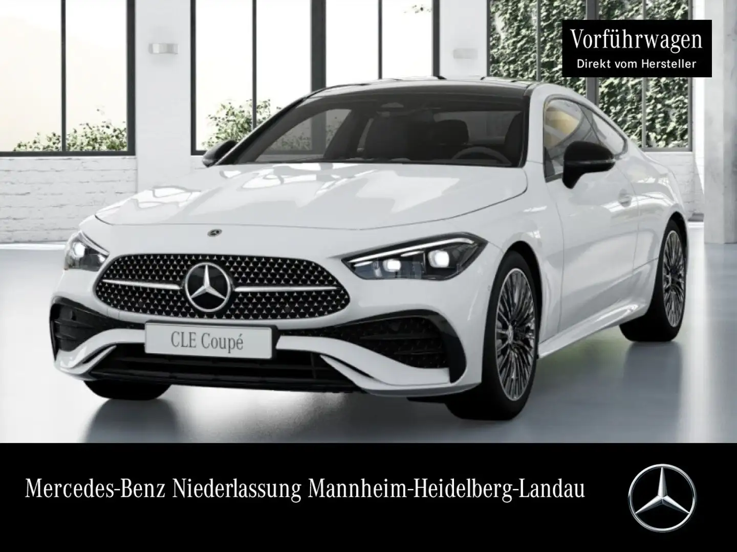 Mercedes-Benz CLE 200 AMG+NIGHT+PANO+BURMESTER+KAMERA+KEYLESS+9G Weiß - 1