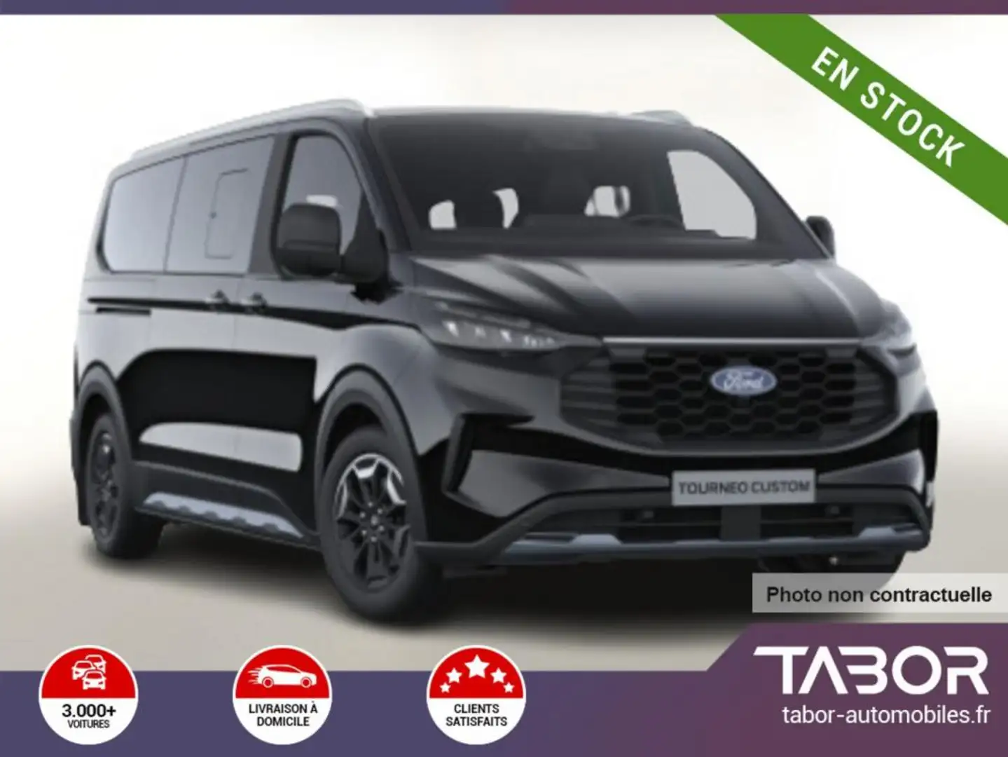 Ford Tourneo Custom TDCi 170 Aut Active 320L2 Чорний - 1