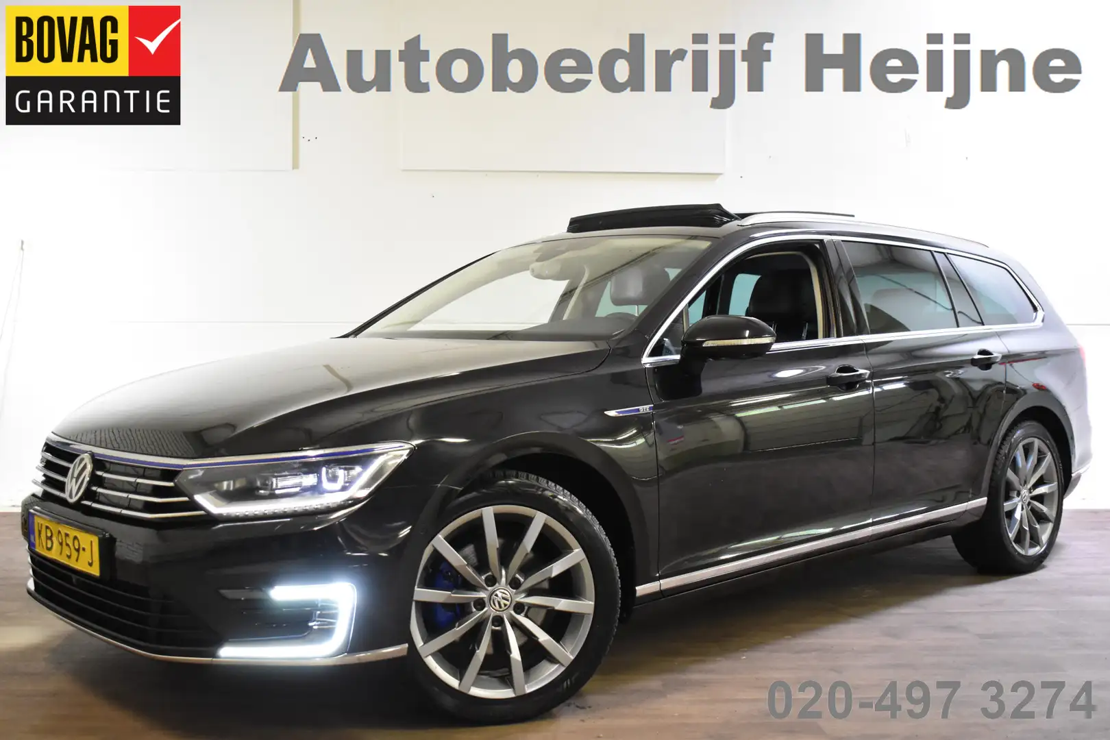 Volkswagen Passat Variant GTE 218PK HYBRID DSG HIGHLINE LEDER/CAMERA/NAVI/PA Zwart - 1